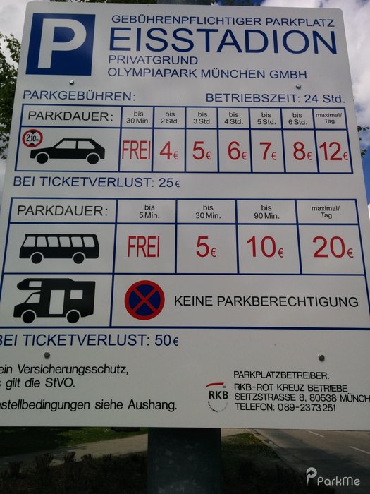 Eisstadion Parkplatz Parking In Munchen Parkme