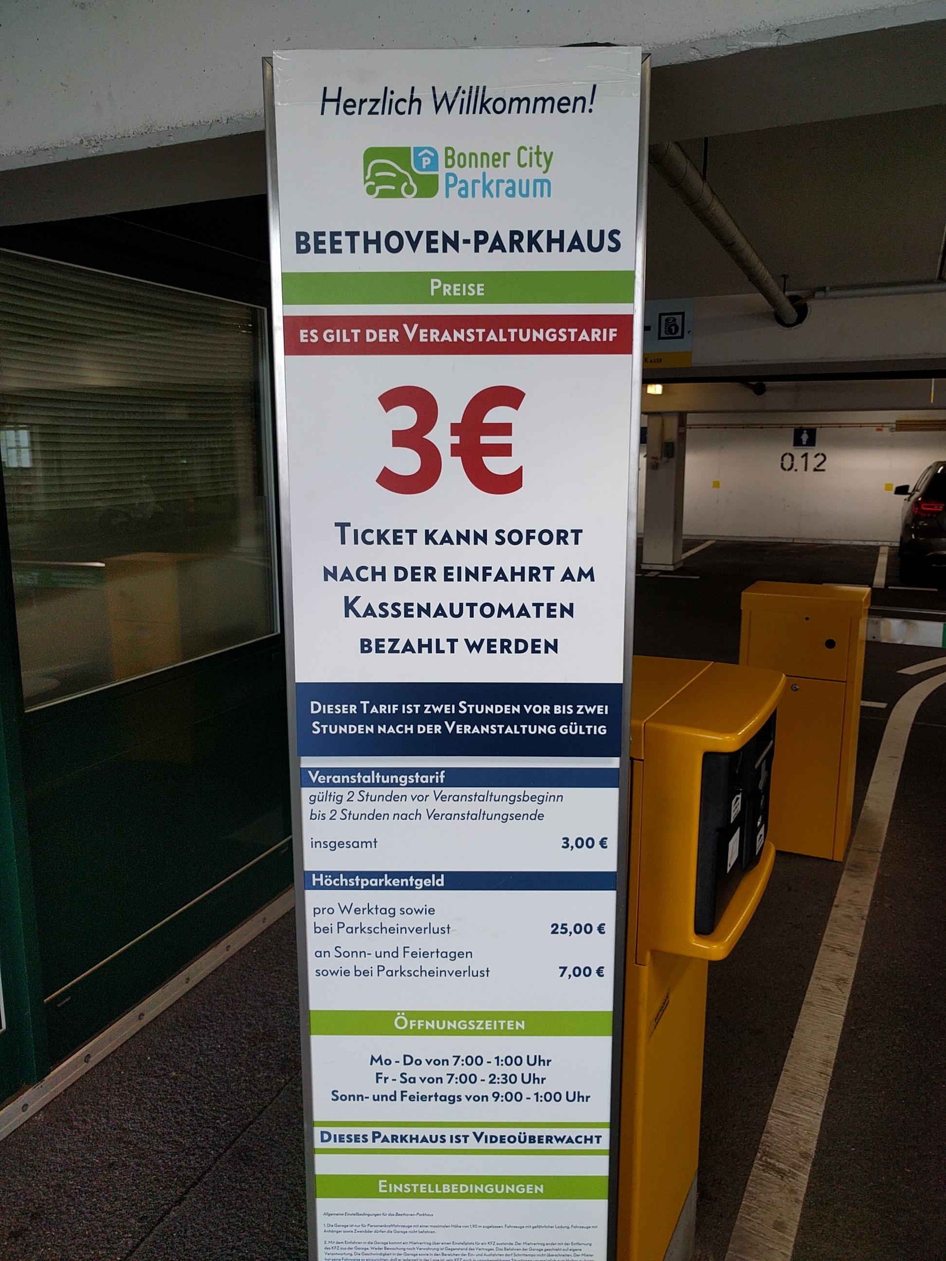 Beethoven Parkhaus Parking In Bonn Parkme