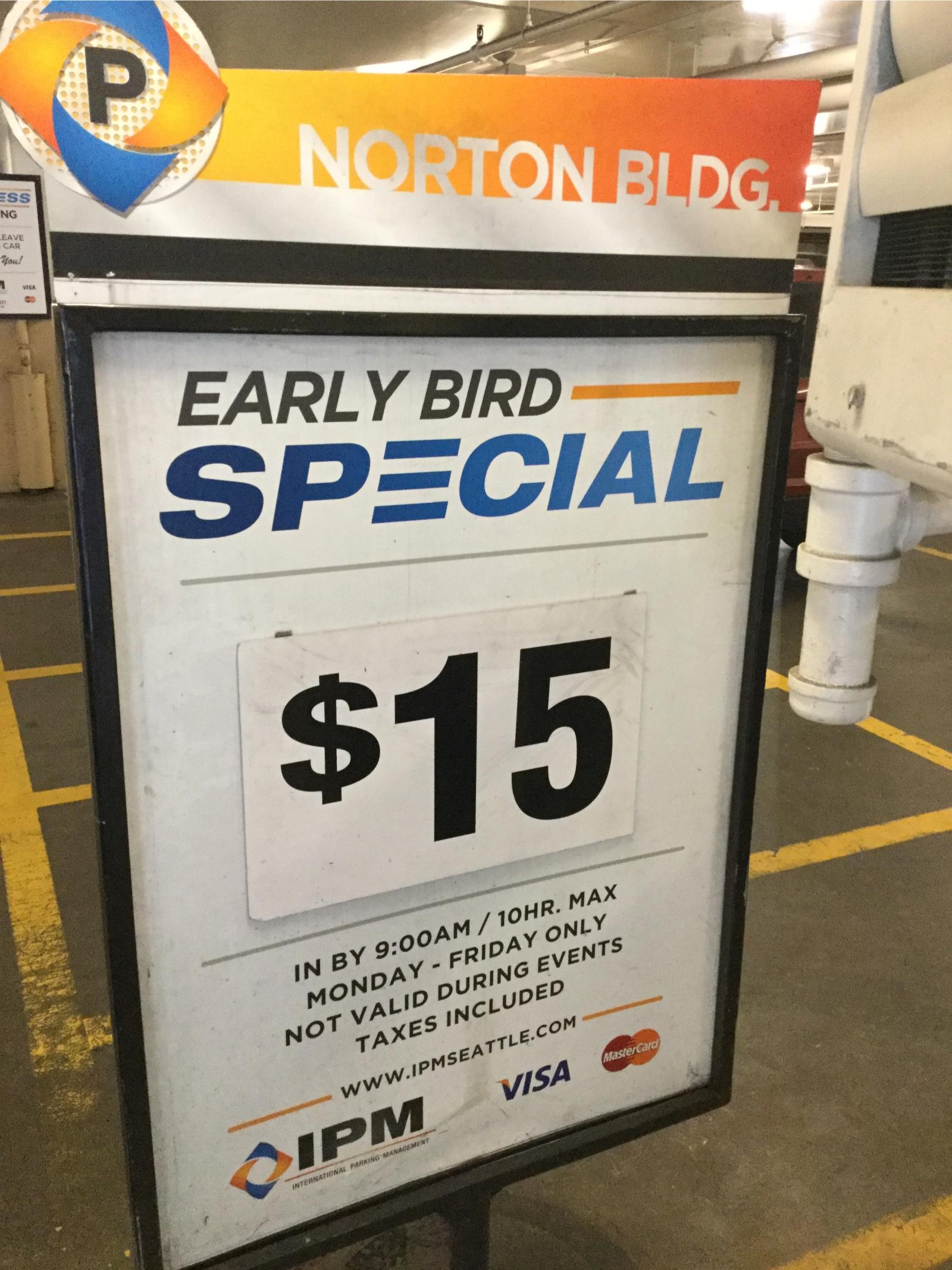 Norton Garage Parking in Seattle ParkMe