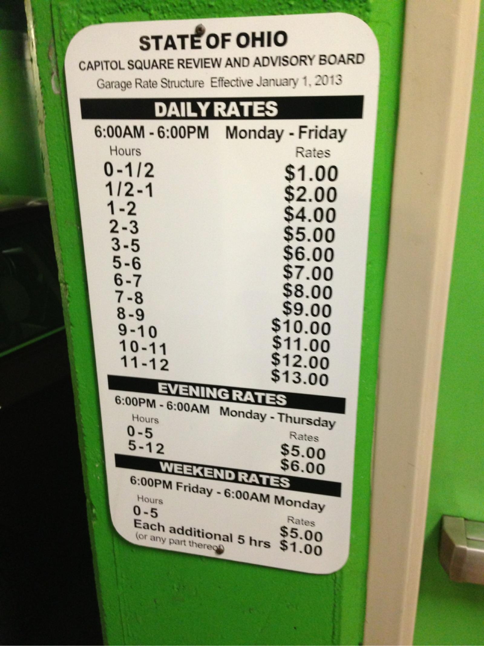 Statehouse Parking Garage - Parking in Columbus | ParkMe