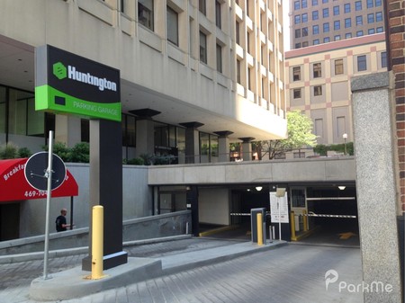parking huntington garage columbus lot