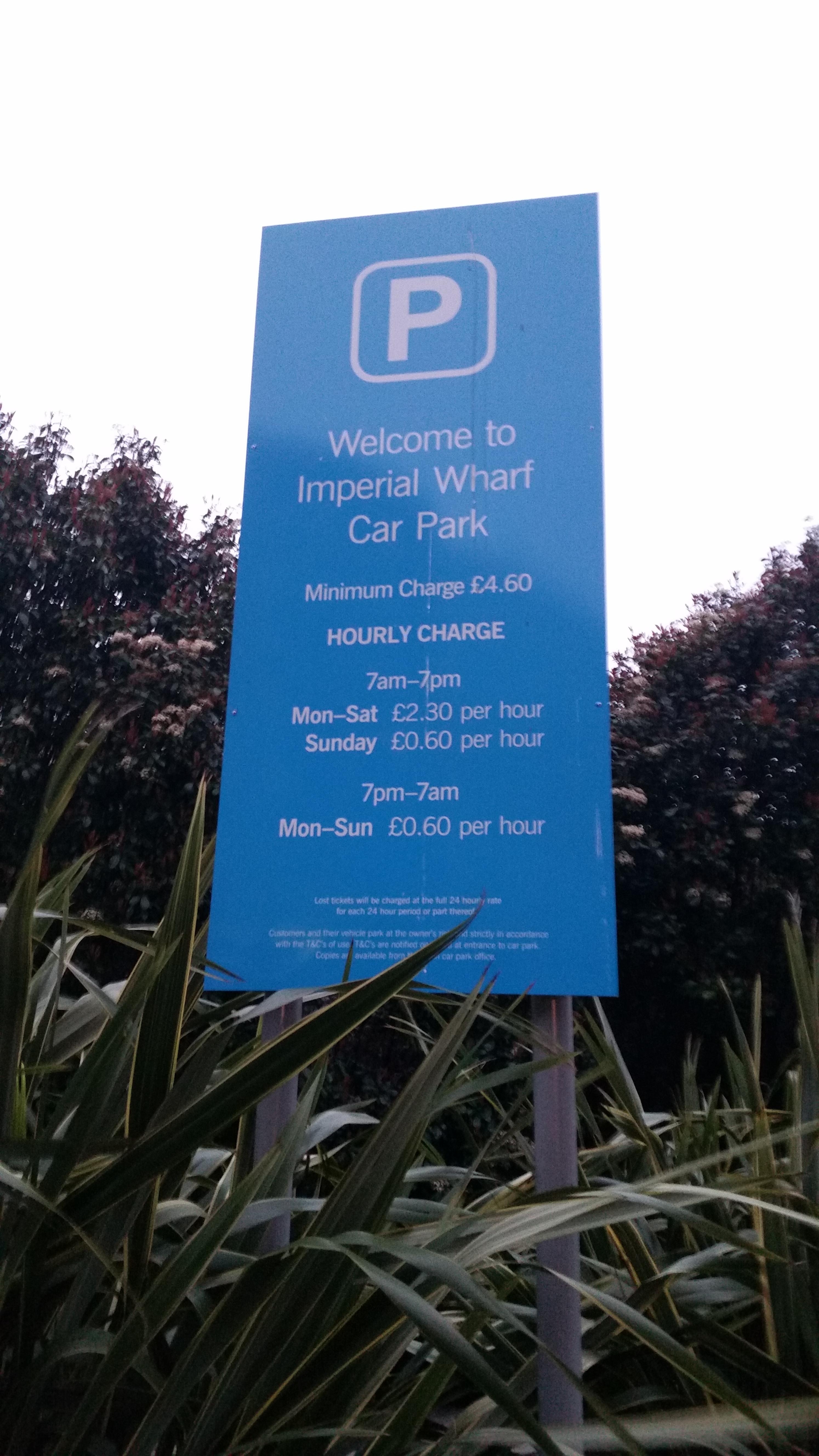 Imperial Wharf Car Park Parking in London ParkMe