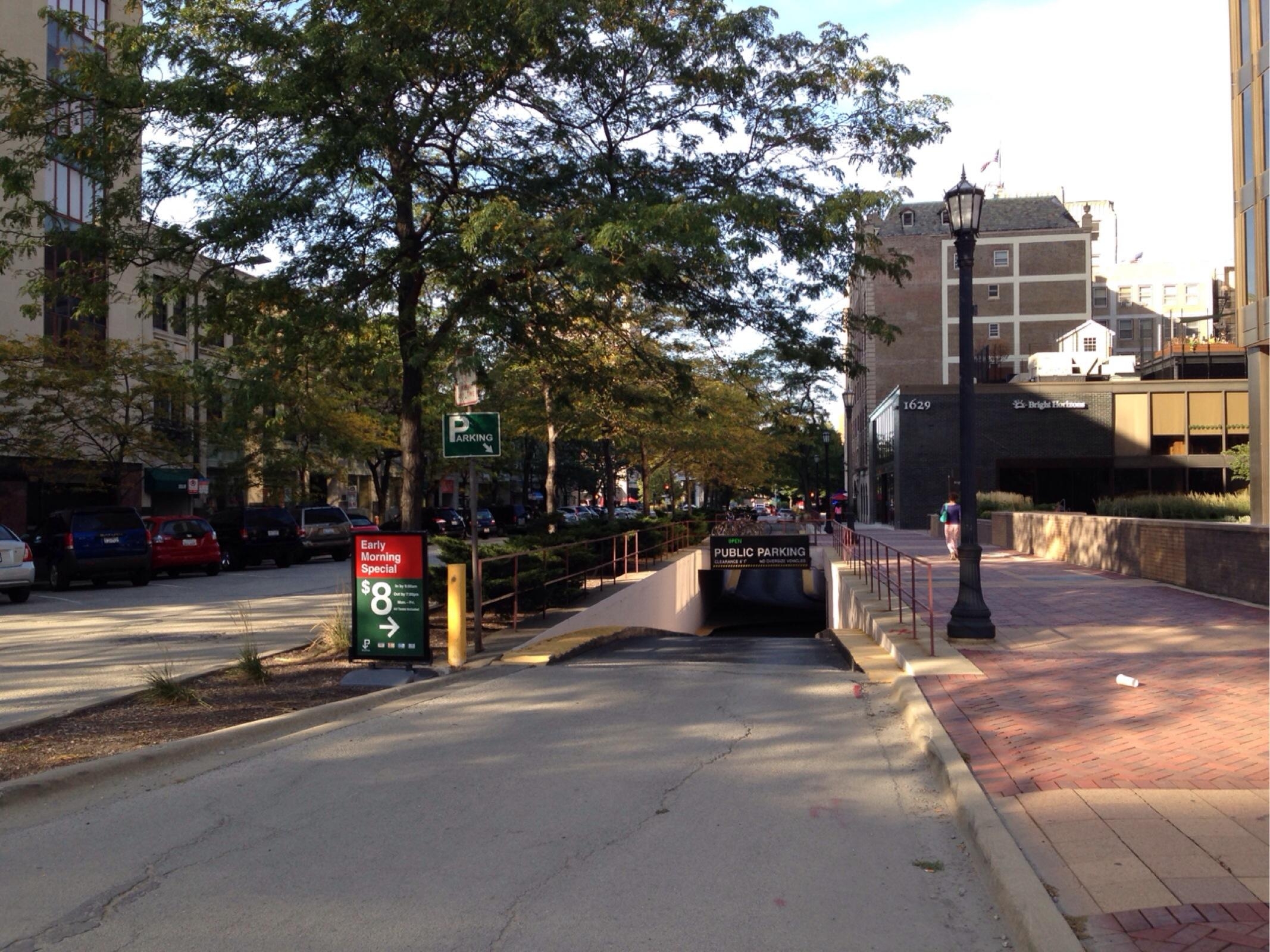 Orrington Garage Parking in Evanston ParkMe