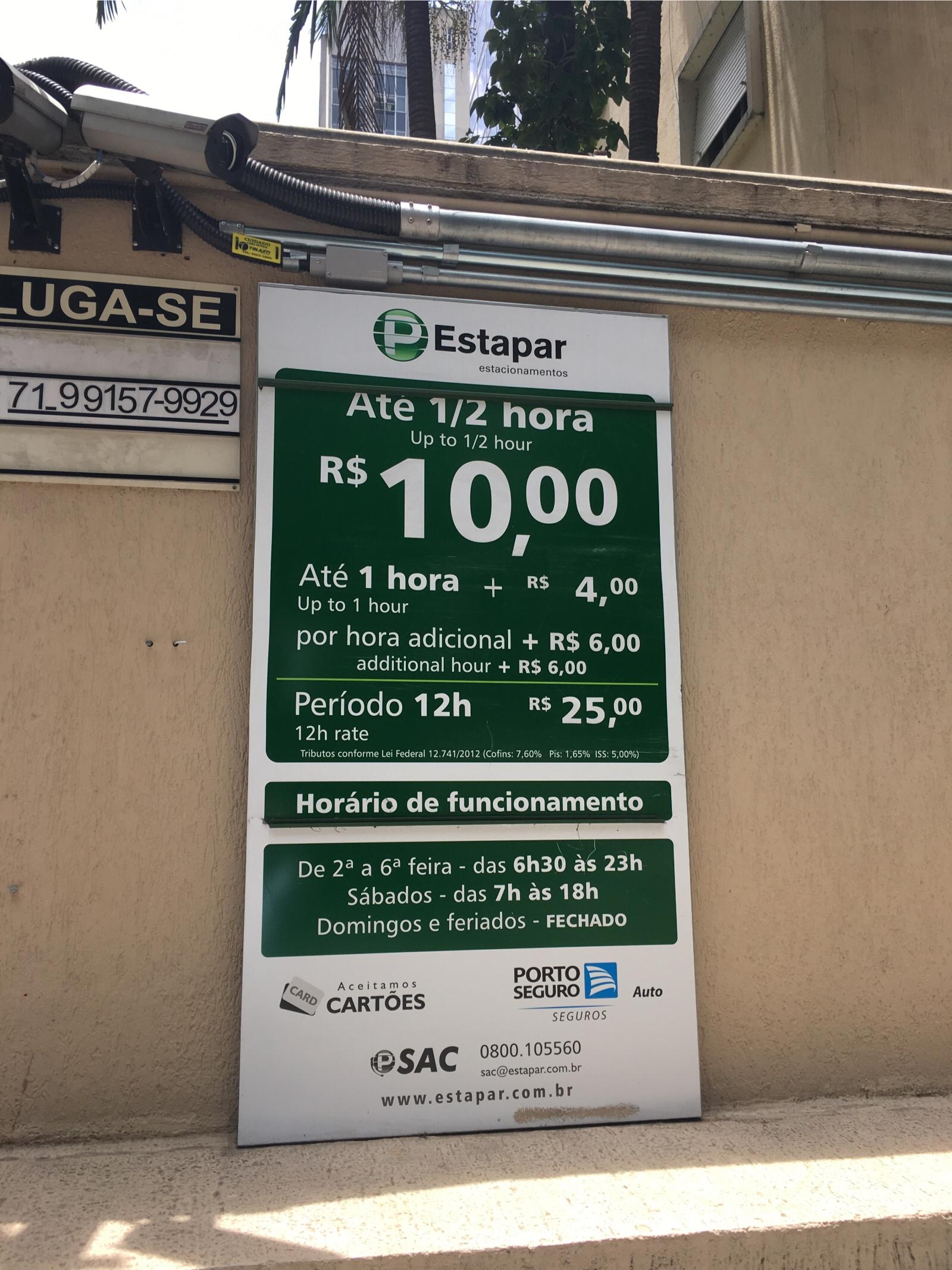 Estapar São Paulo Tower Parking in São Paulo ParkMe