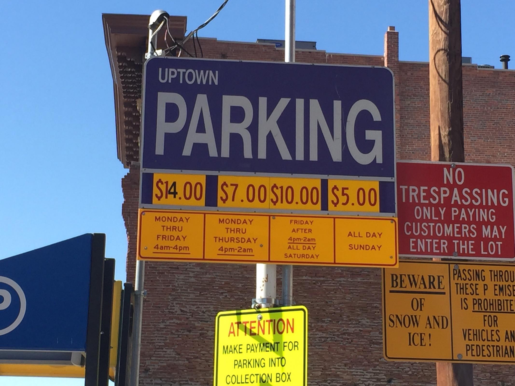 Uptown Parking Parking in Denver ParkMe