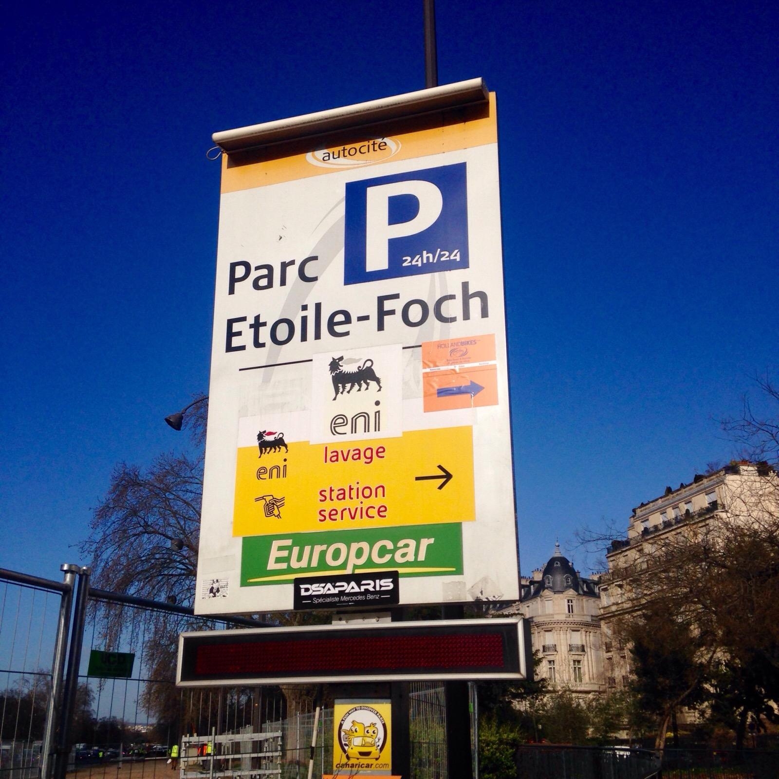 Etoile Foch Parking in Paris ParkMe