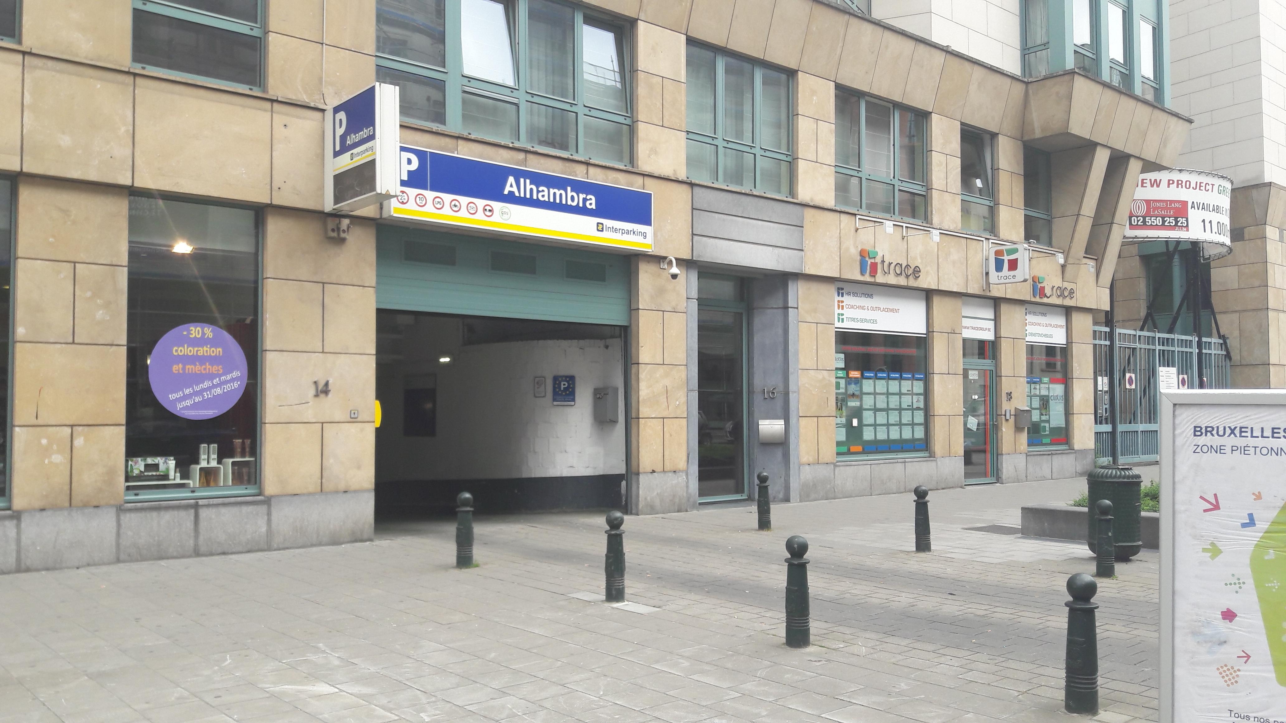 Alhambra Parking en Ville de Bruxelles ParkMe