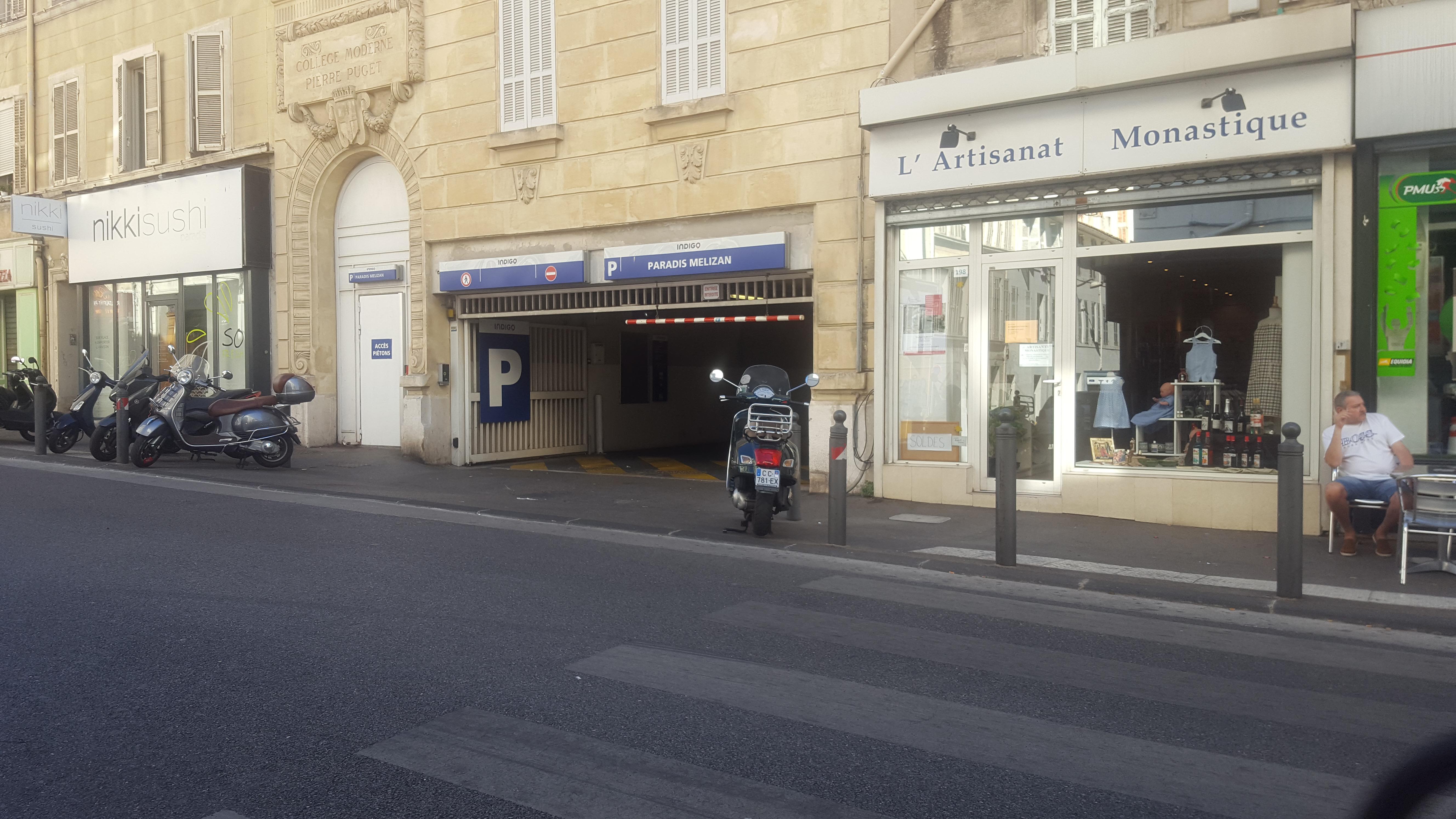 Paradis Mélizan  Parking en Marseille  ParkMe