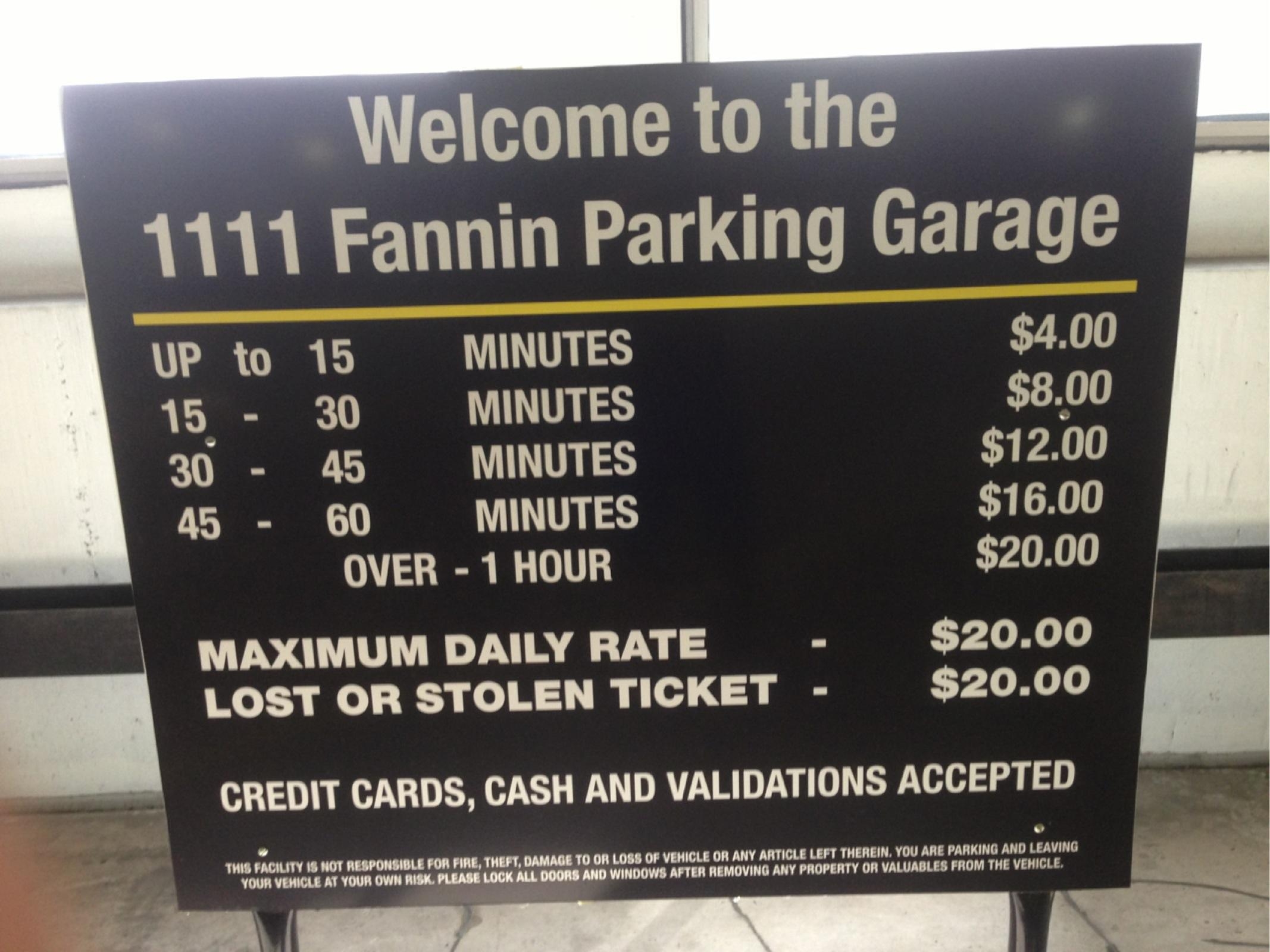 1111 Fannin Parking Garage - Parking in Houston | ParkMe