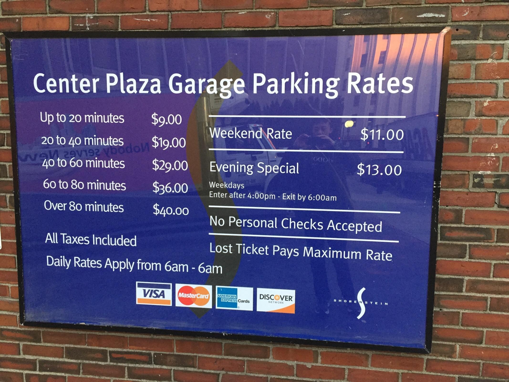 Center Plaza Garage Parking In Boston Parkme