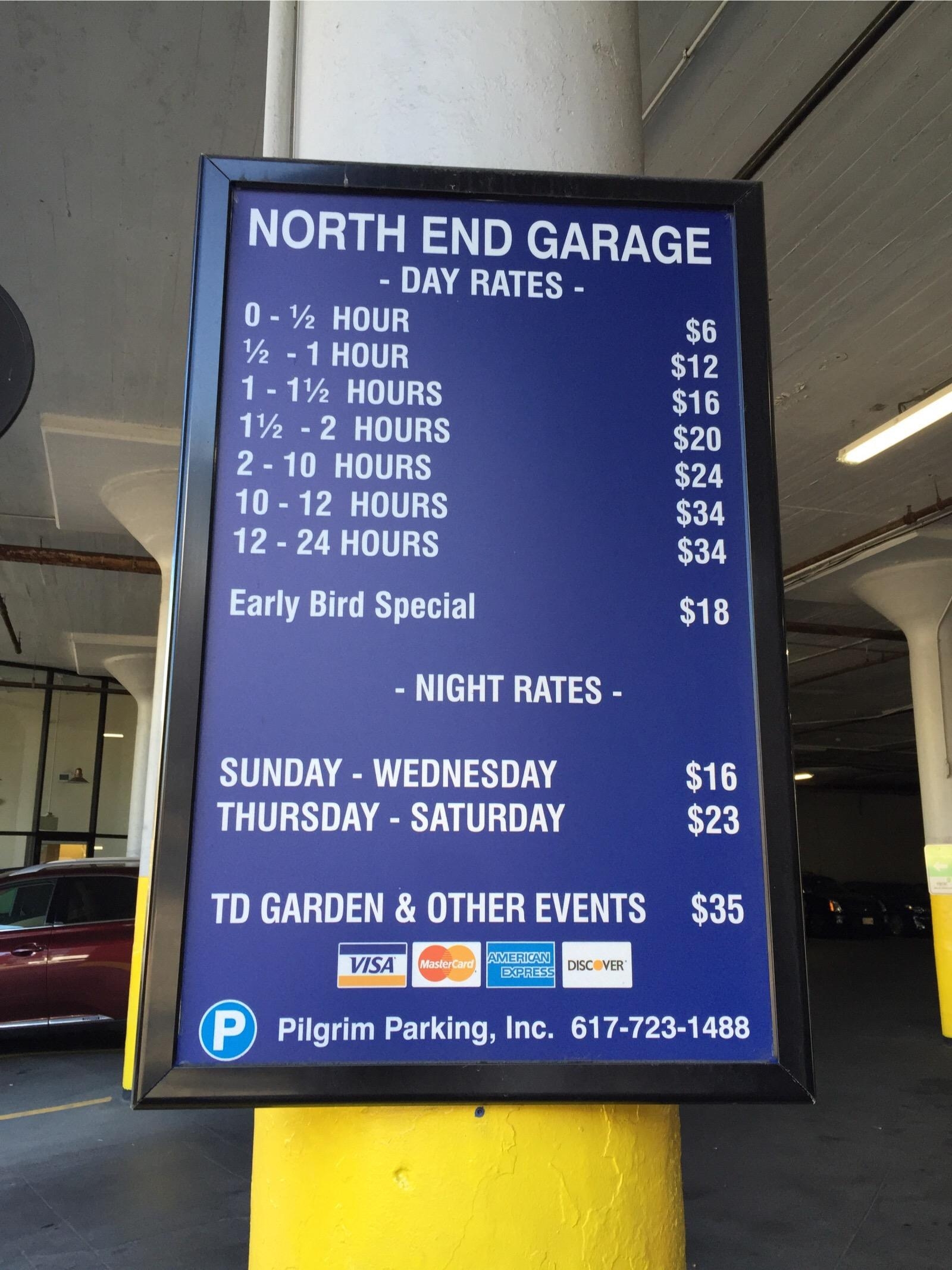 North End Garage - Parking in Boston | ParkMe