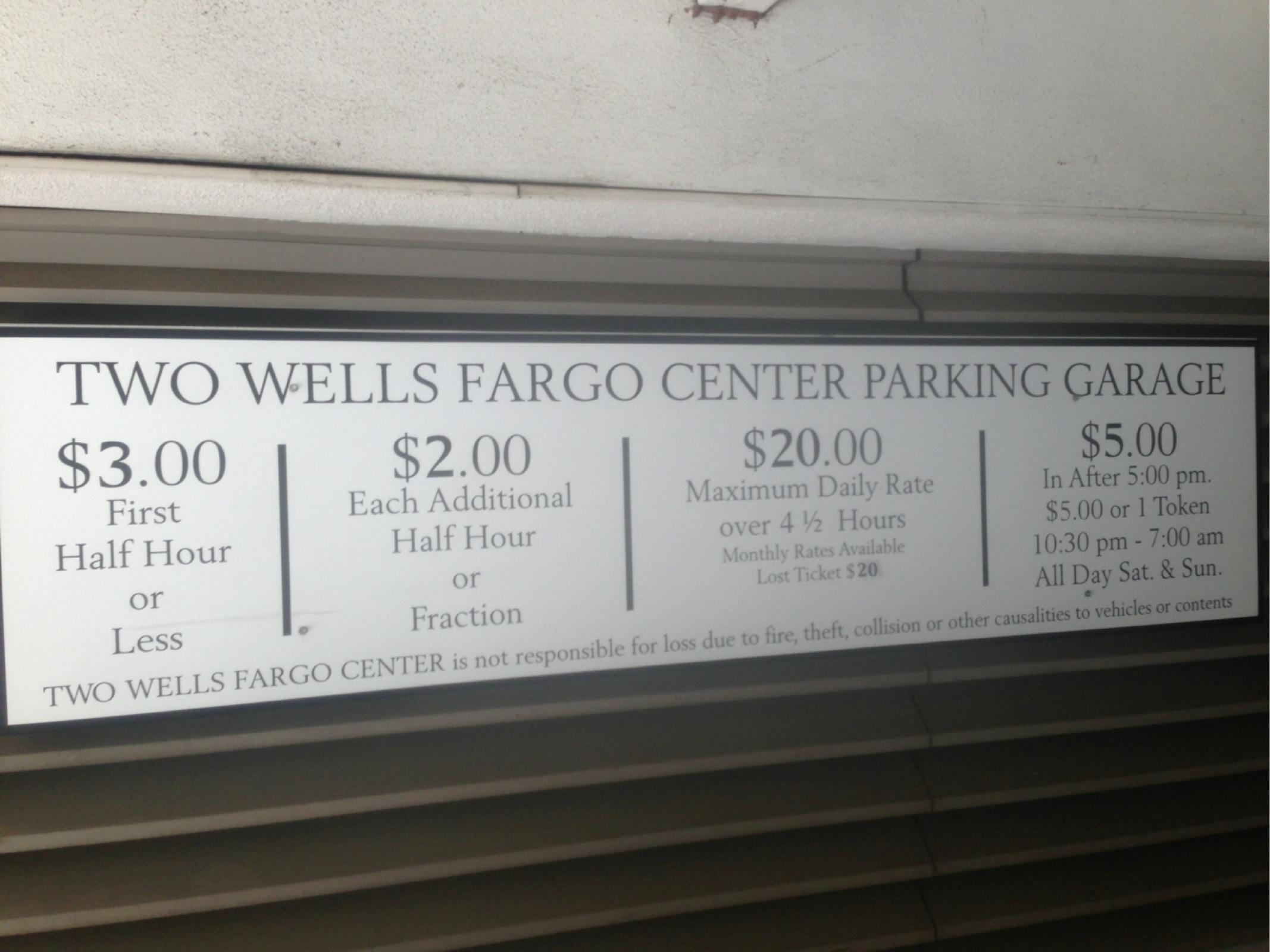 Two Wells Fargo Center Garage Parking in Charlotte ParkMe