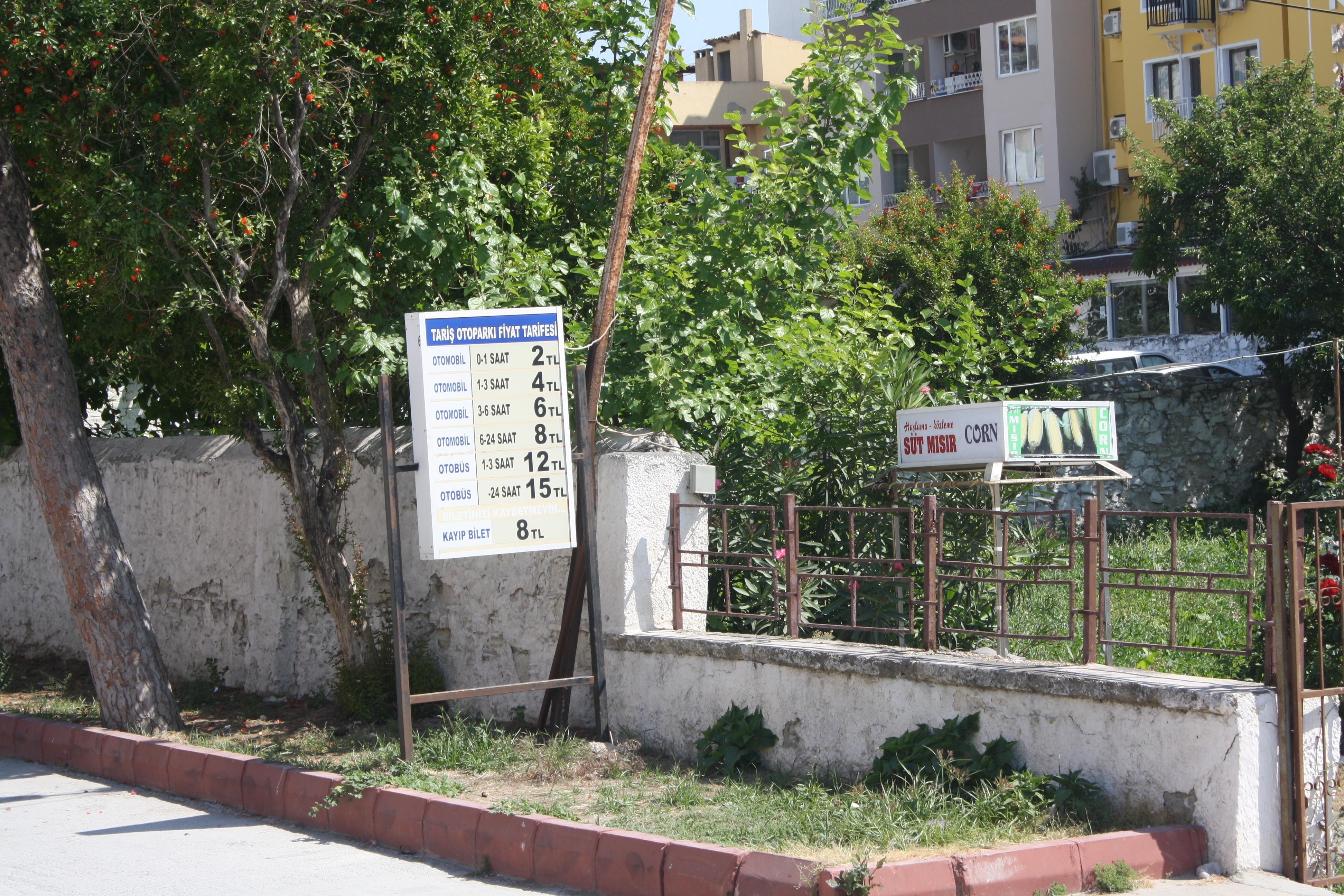 otopark ucret parking in kusadasi parkme