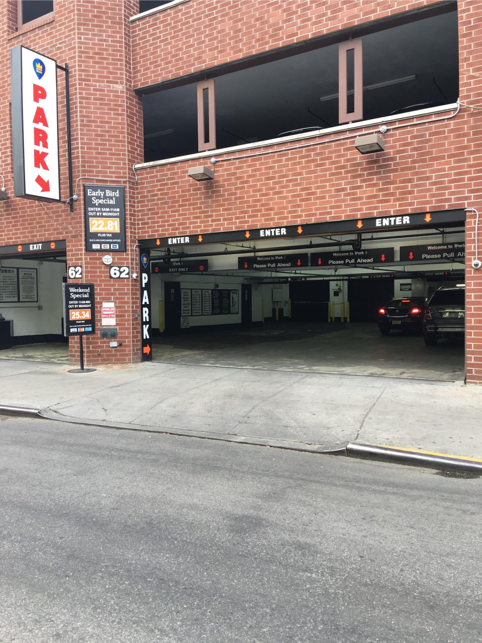 62 Mulberry St Garage Parking in New York ParkMe