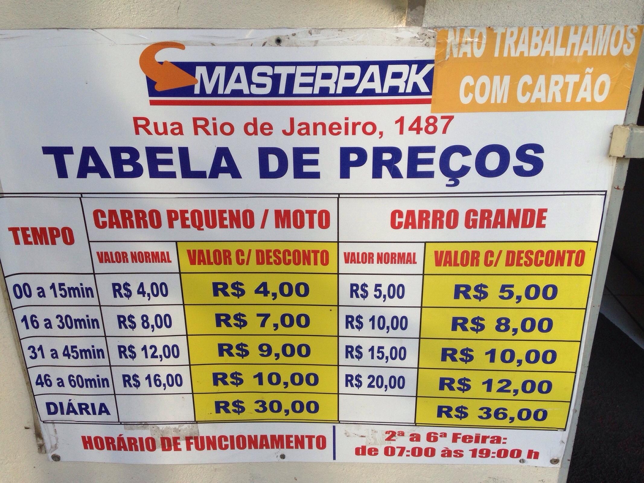 PARK MASTER: Estacionamento de Carros em COQUINHOS