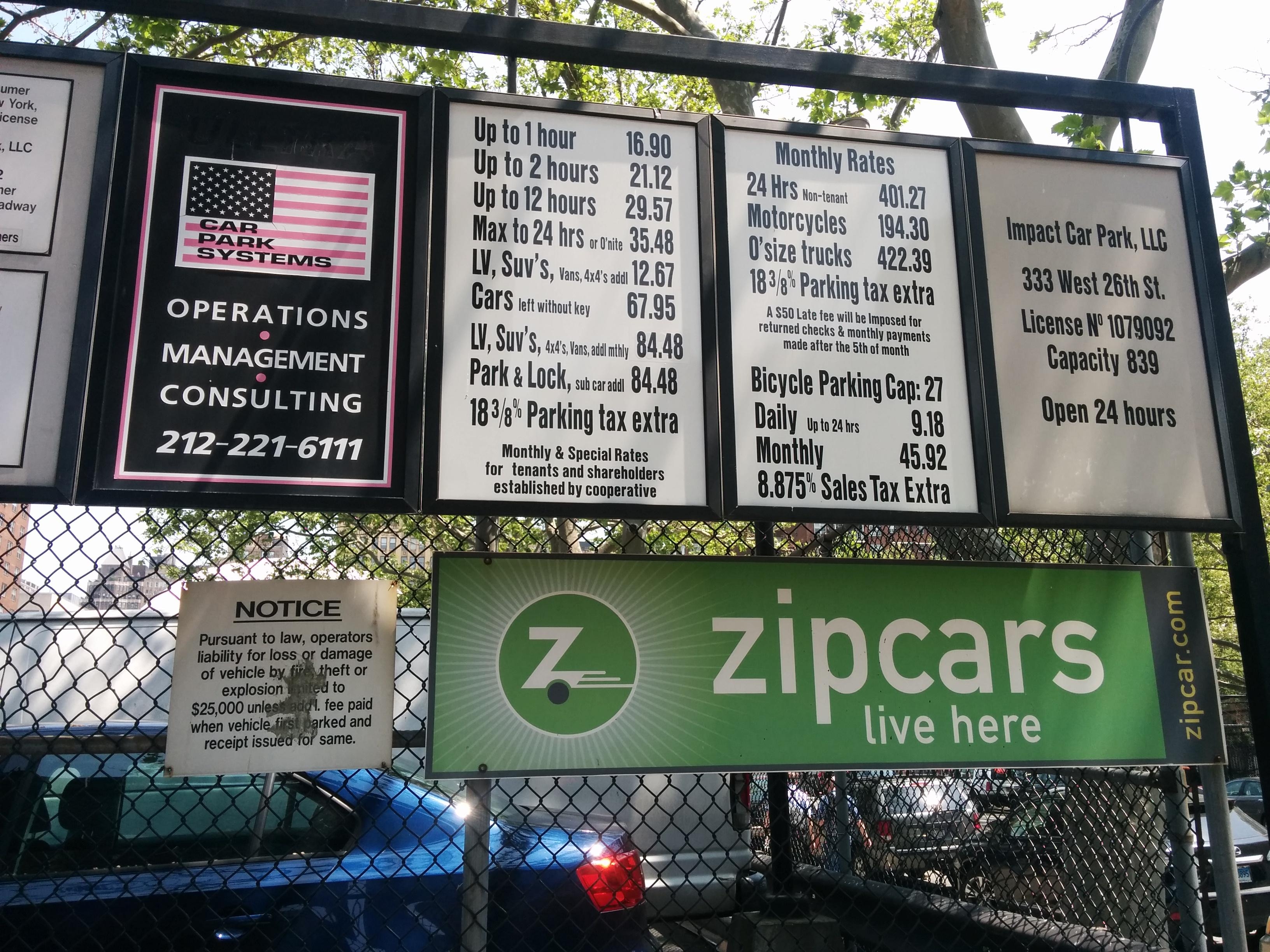 333 W 26th St Parking Parking in New York ParkMe