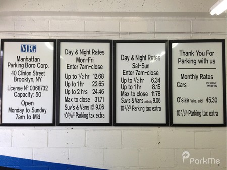 40 Clinton St Garage - Parking in New York | ParkMe