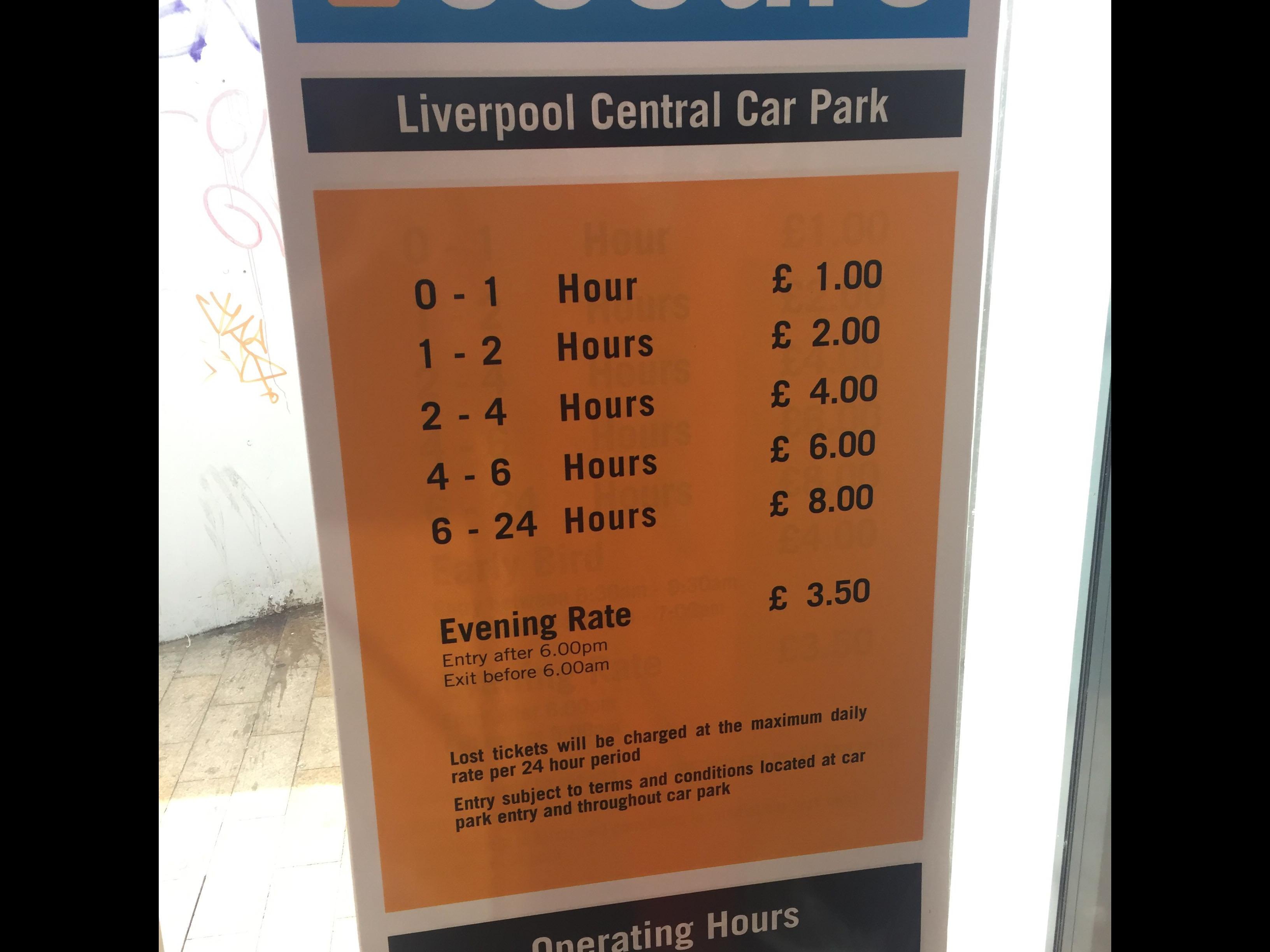 Central Car Park Parking in Liverpool ParkMe