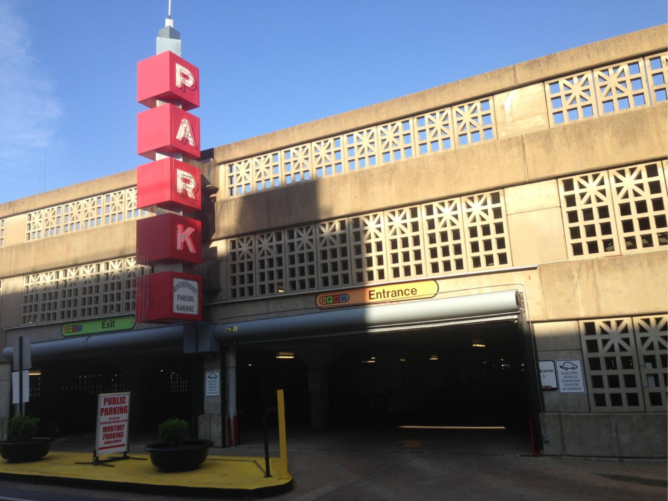 Riverfront Parking Garage Parking in Memphis ParkMe