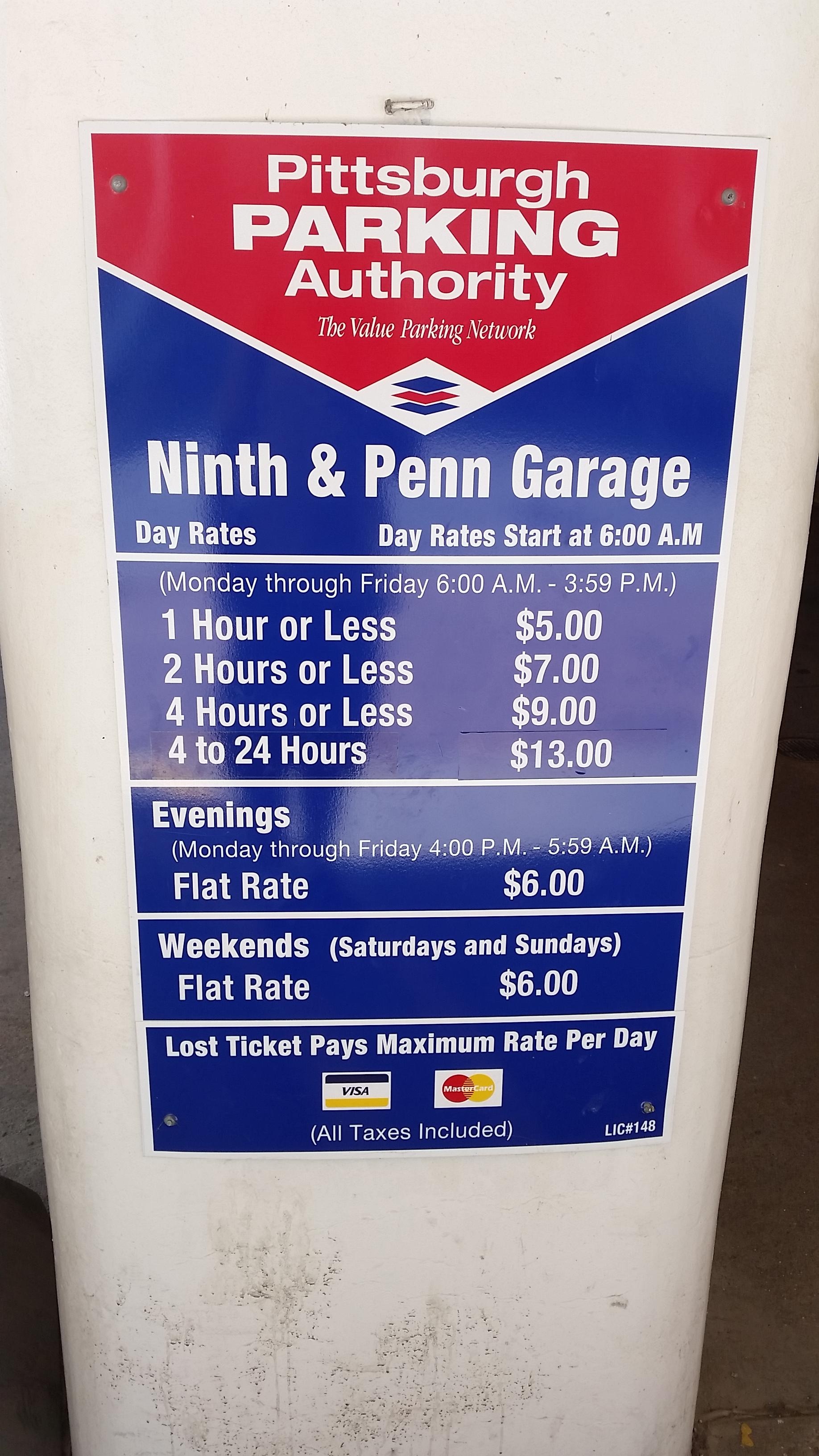 Ninth & Penn Garage Parking in Pittsburgh ParkMe
