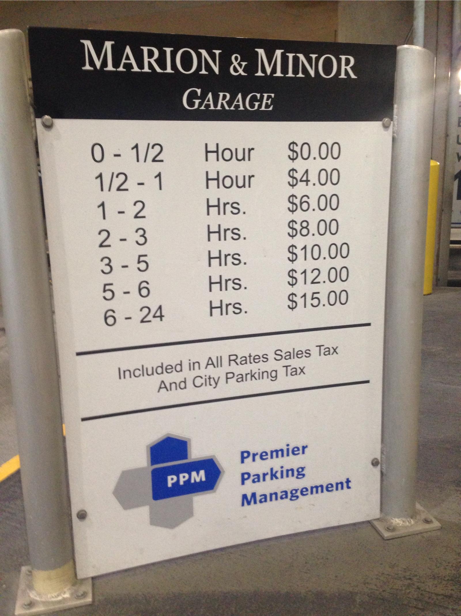 Marion and Minor Garage Parking in Seattle ParkMe