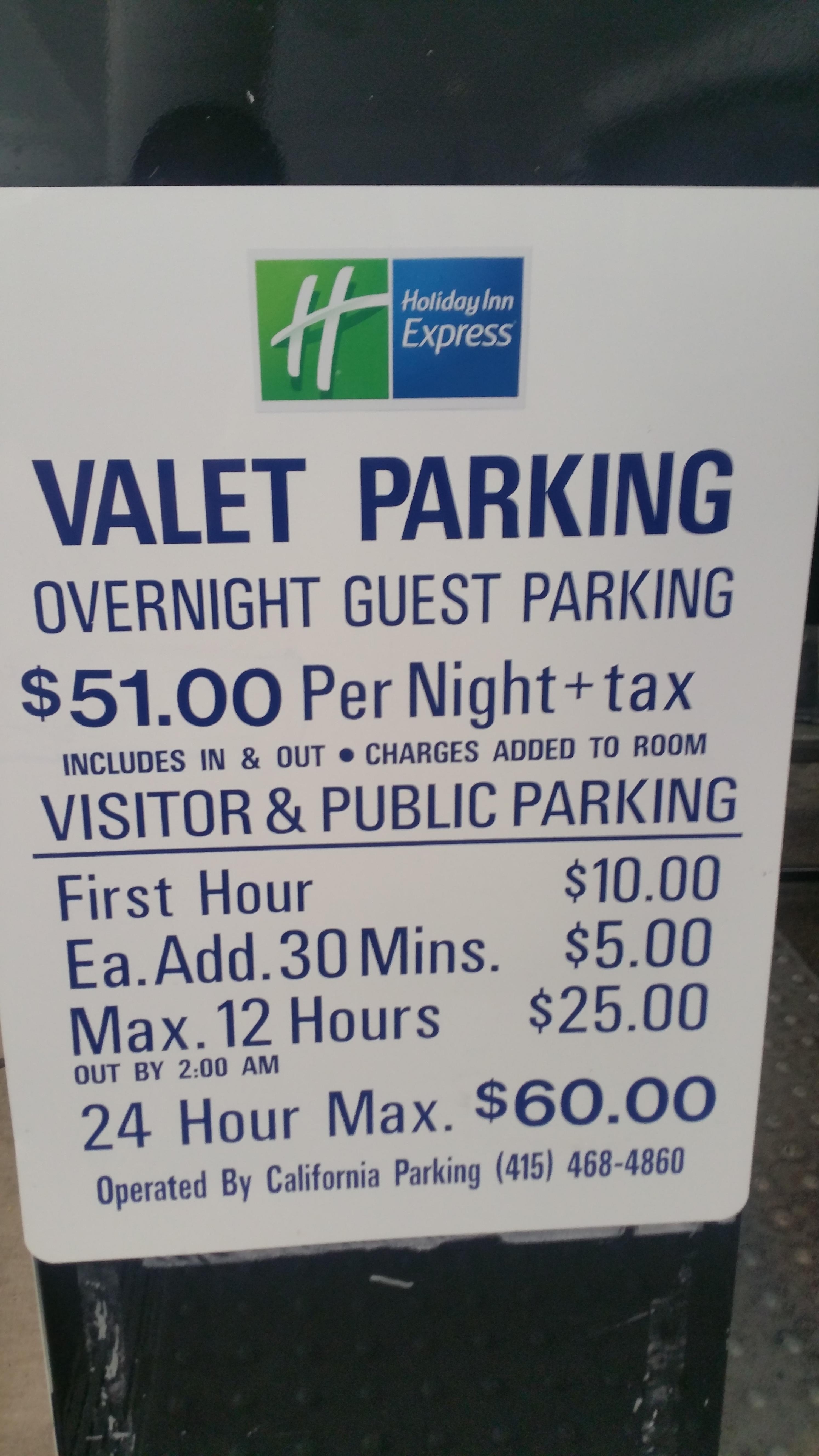 holiday inn express cruise parking