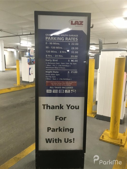 Grant Park South Garage - Parking in Chicago | ParkMe
