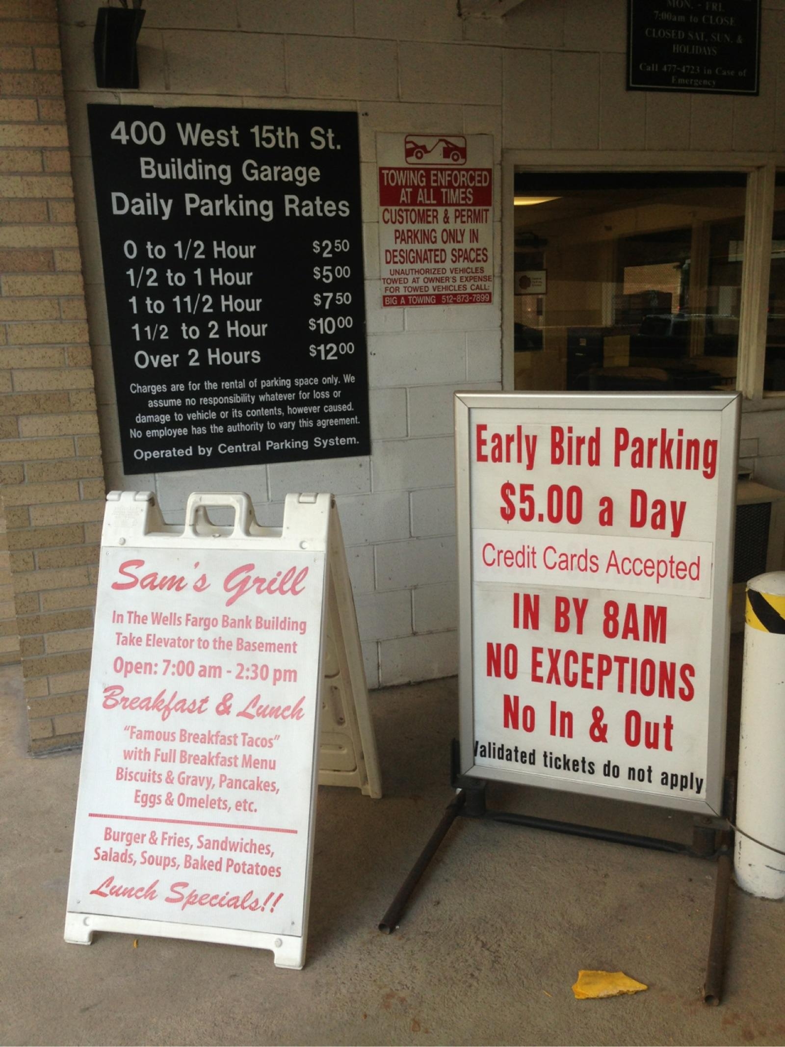 Wells Fargo Tower Parking Garage - Parking in Austin | ParkMe