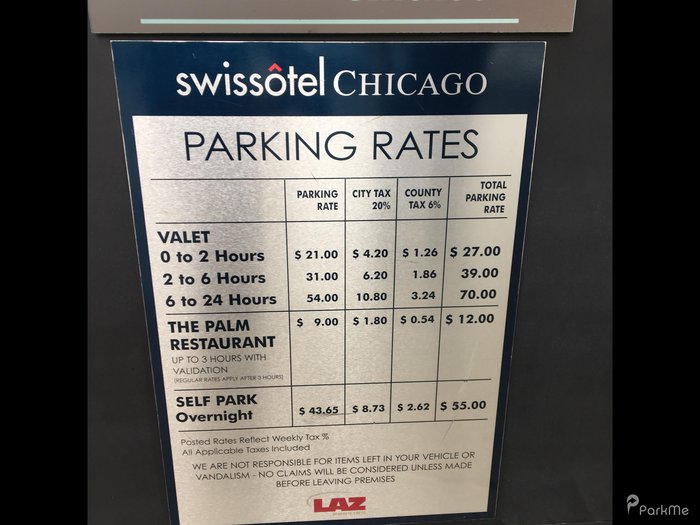 Swissotel Parking in Chicago ParkMe
