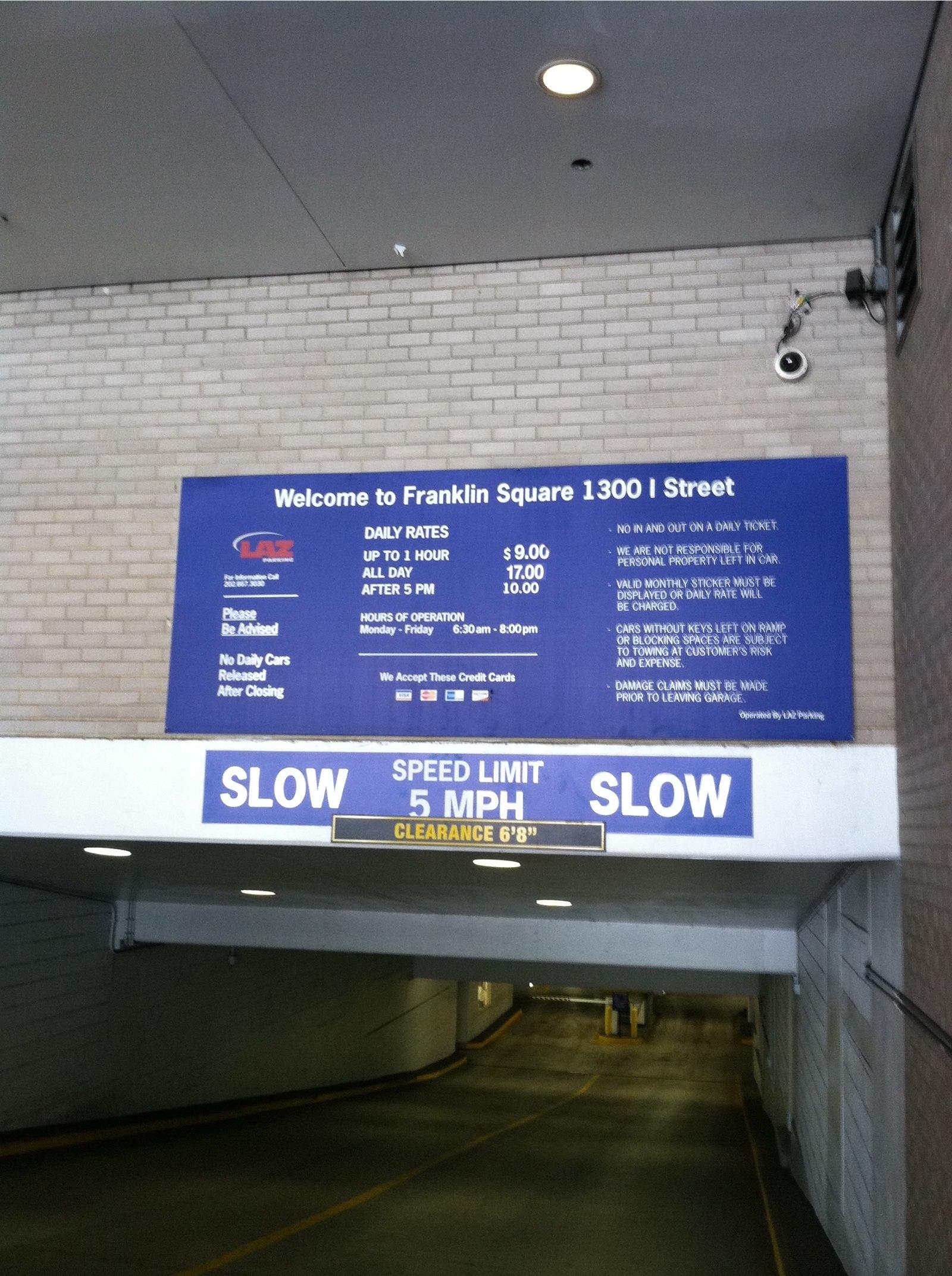 Franklin Square Parking in Washington ParkMe