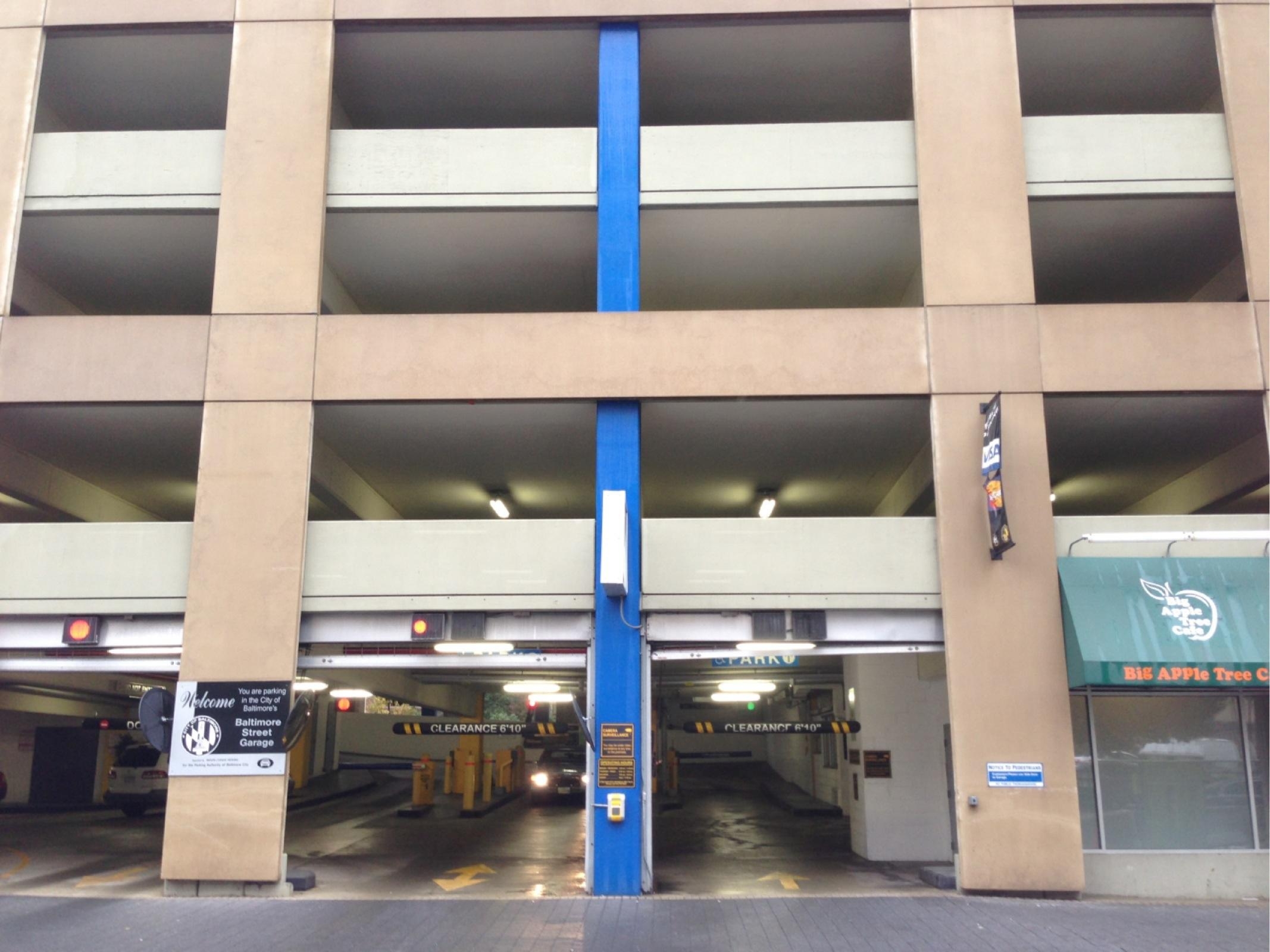 Baltimore Street Garage - Parking In Baltimore 