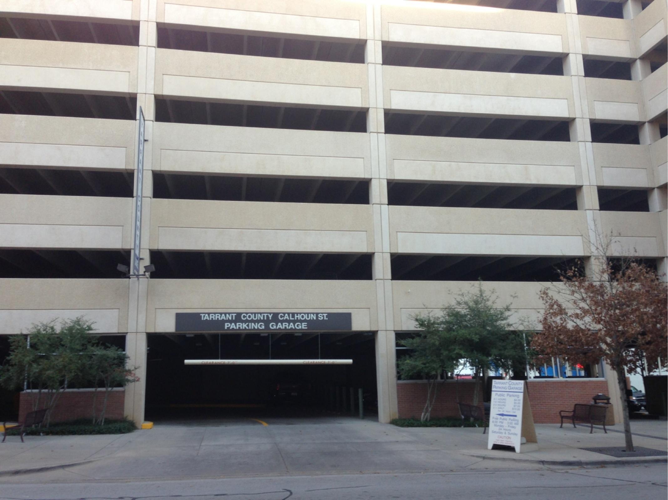 Tarrant County Parking Garage Parking In Fort Worth Parkme