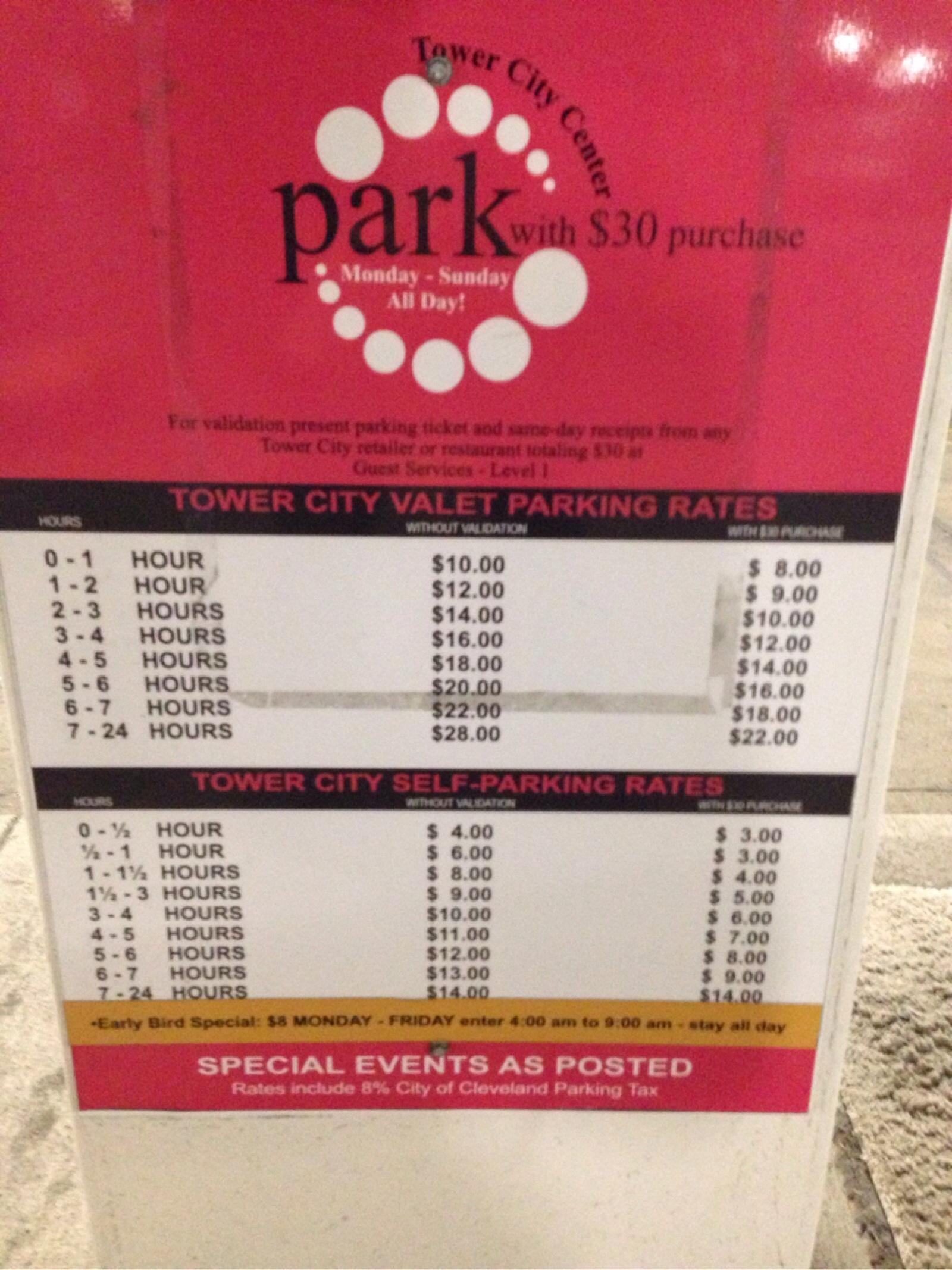Tower City Center Parking in Cleveland ParkMe