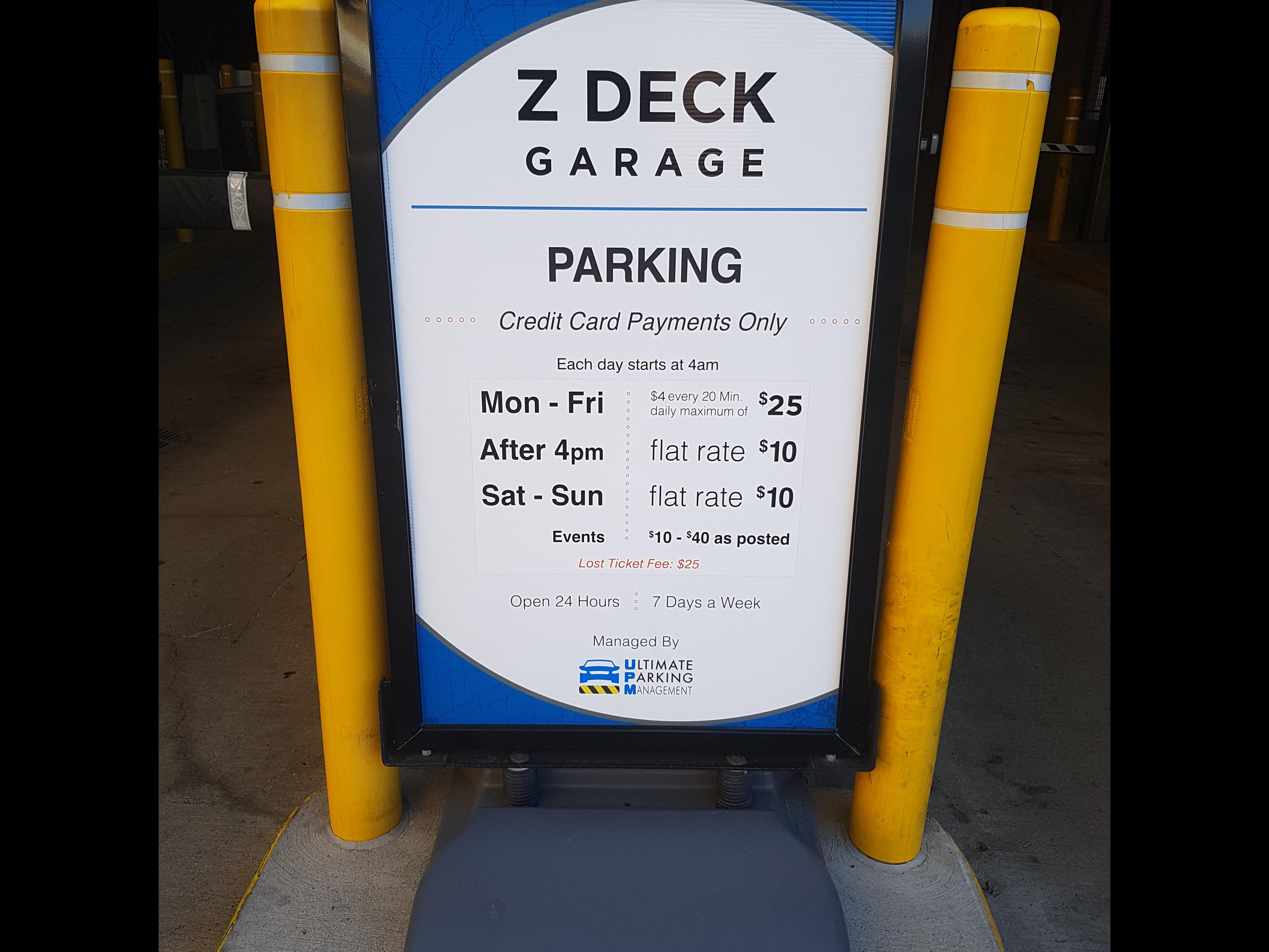 The Z Deck Parking In Detroit Parkme