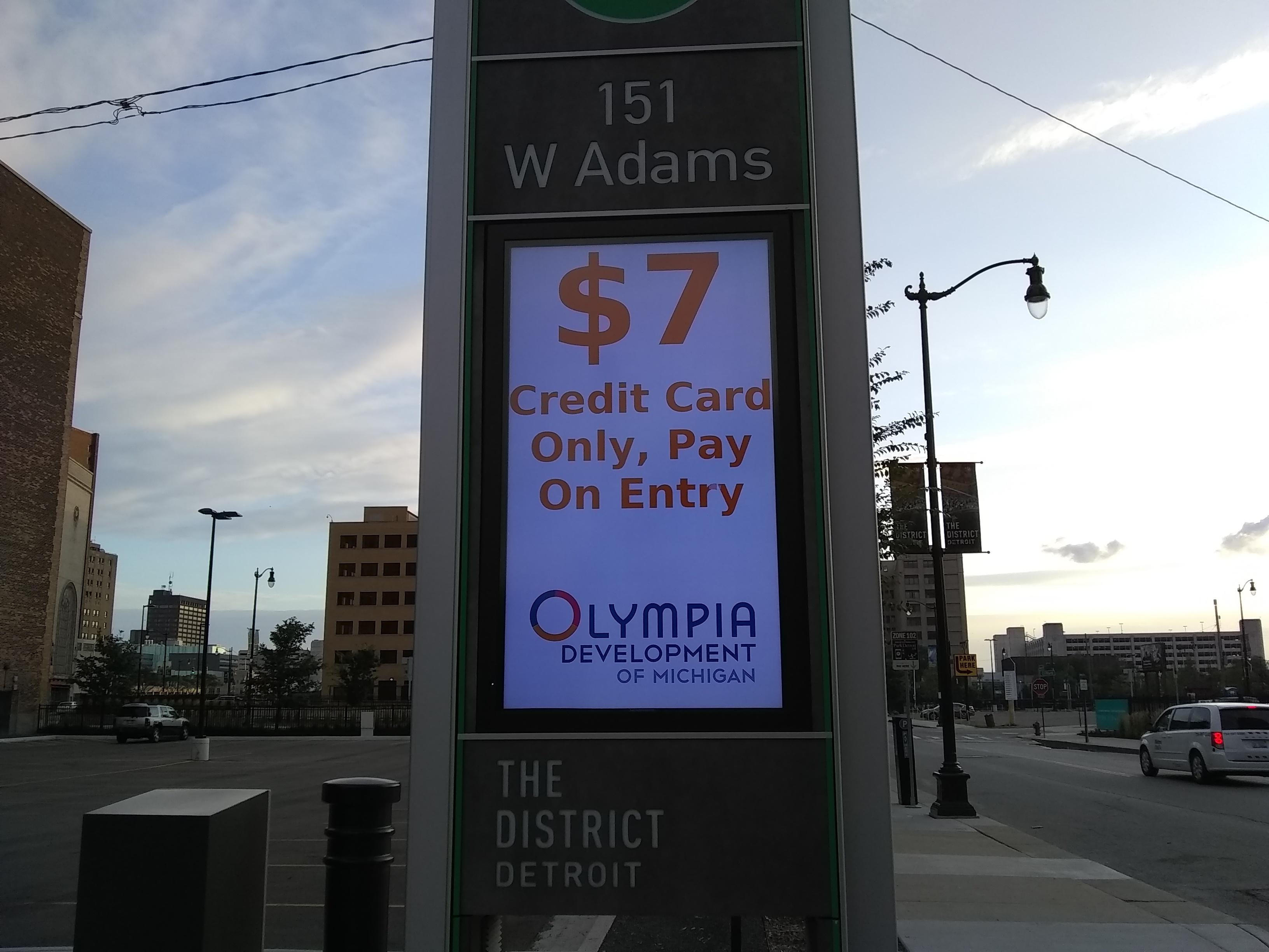 Lot G Parking in Detroit ParkMe