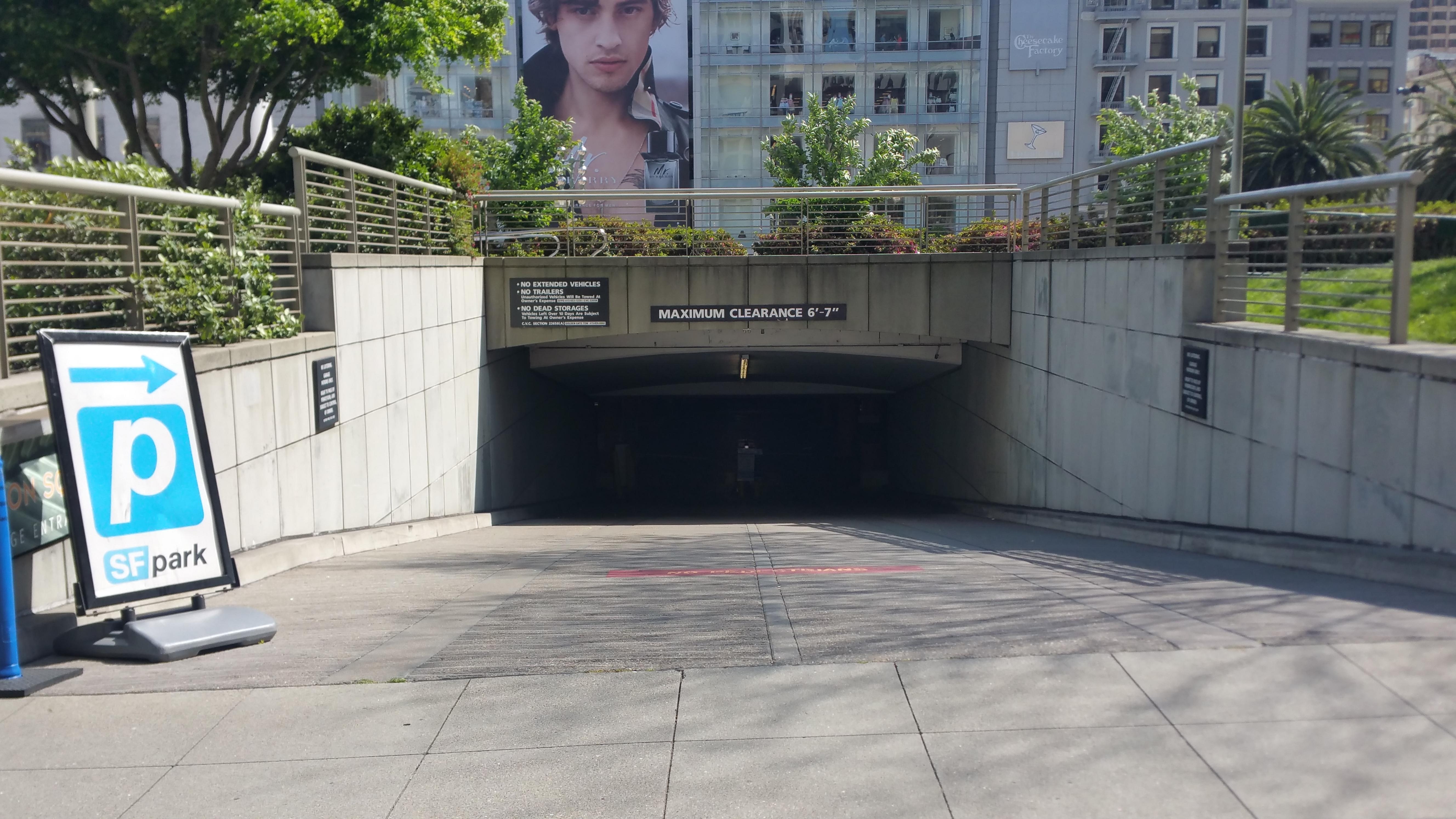 Union Square Garage Parking In San Francisco Parkme