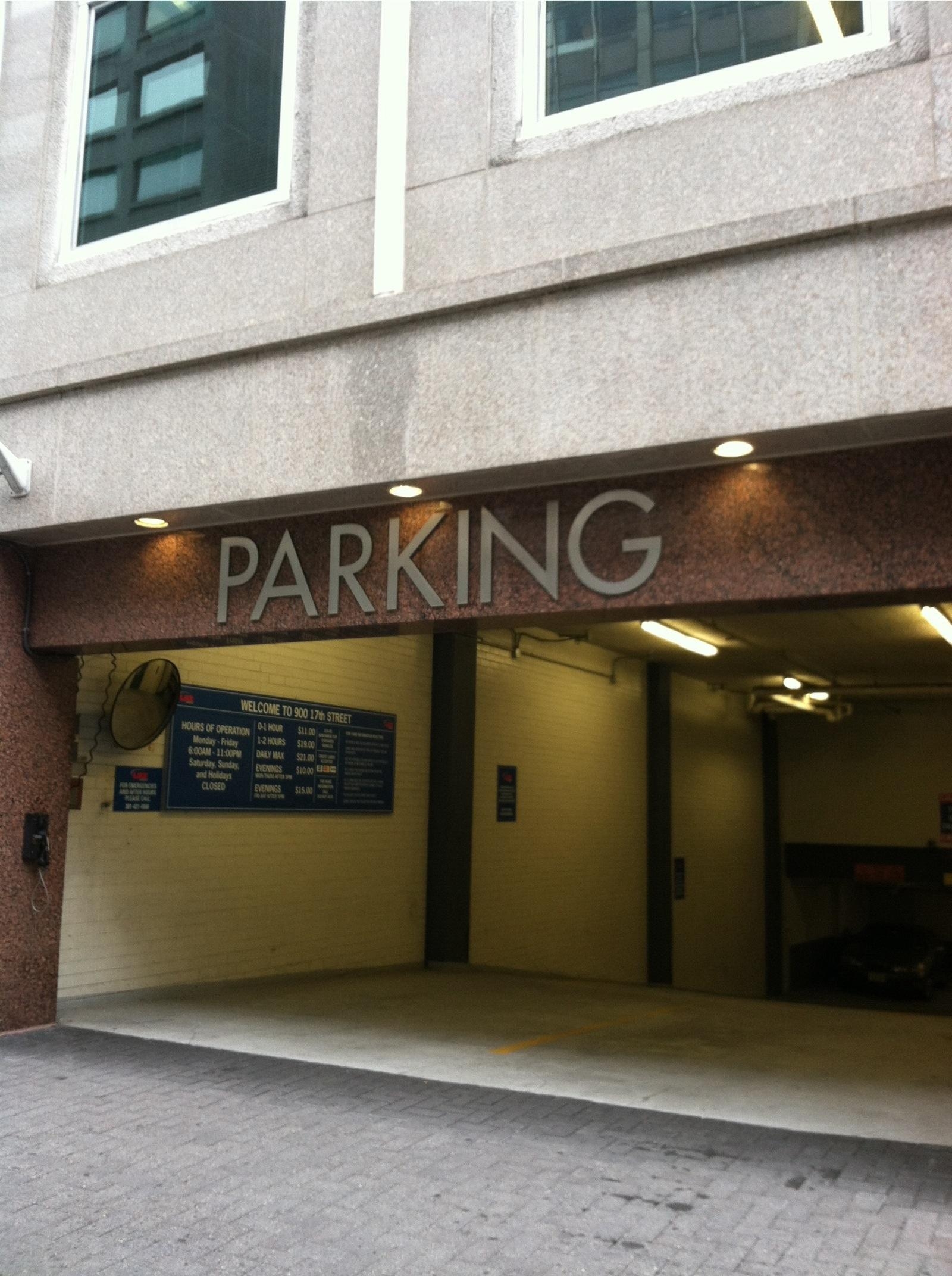 900 17th St Nw Garage Parking In Washington Parkme