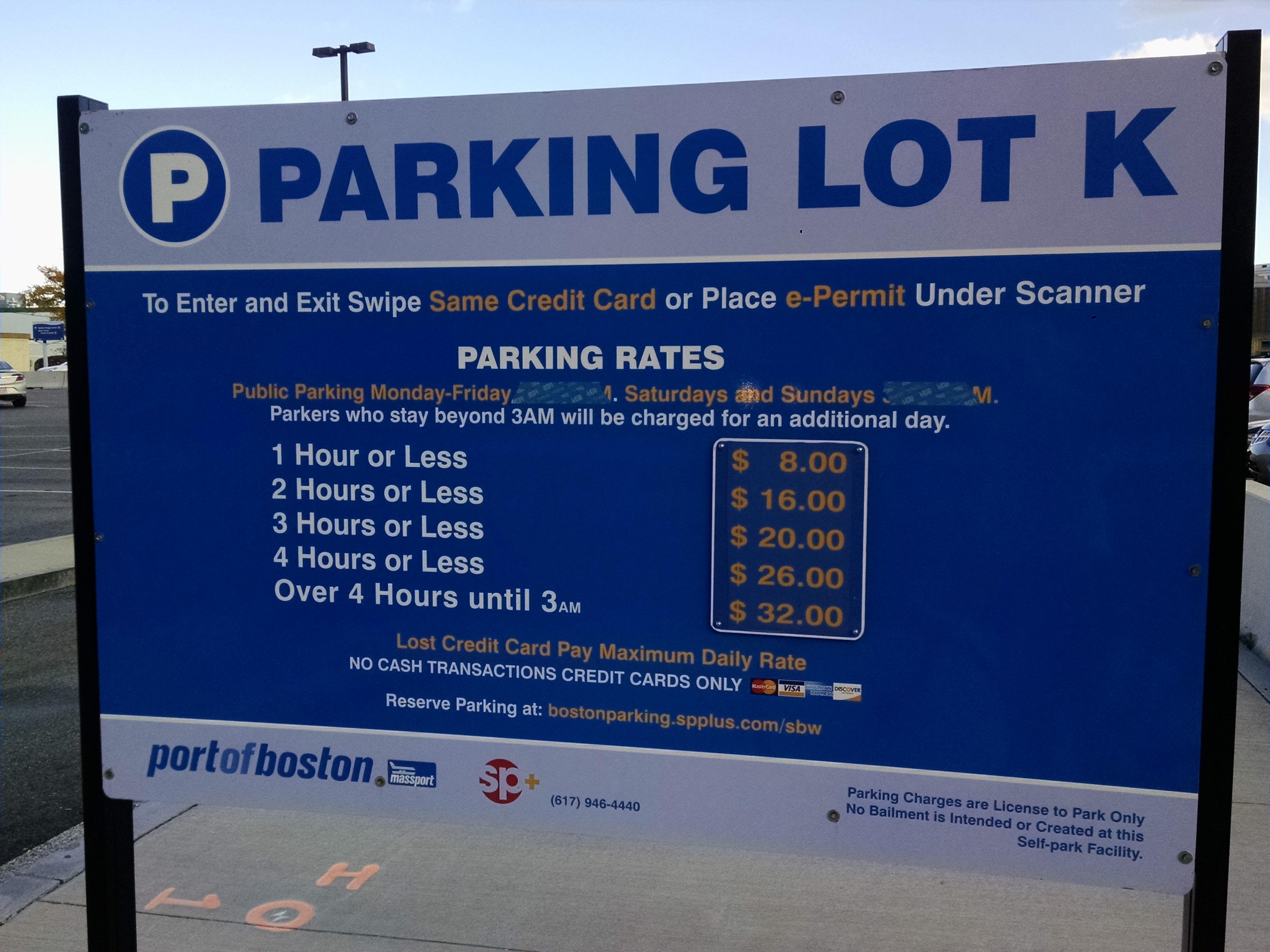 Parking Lot K Parking in Boston ParkMe