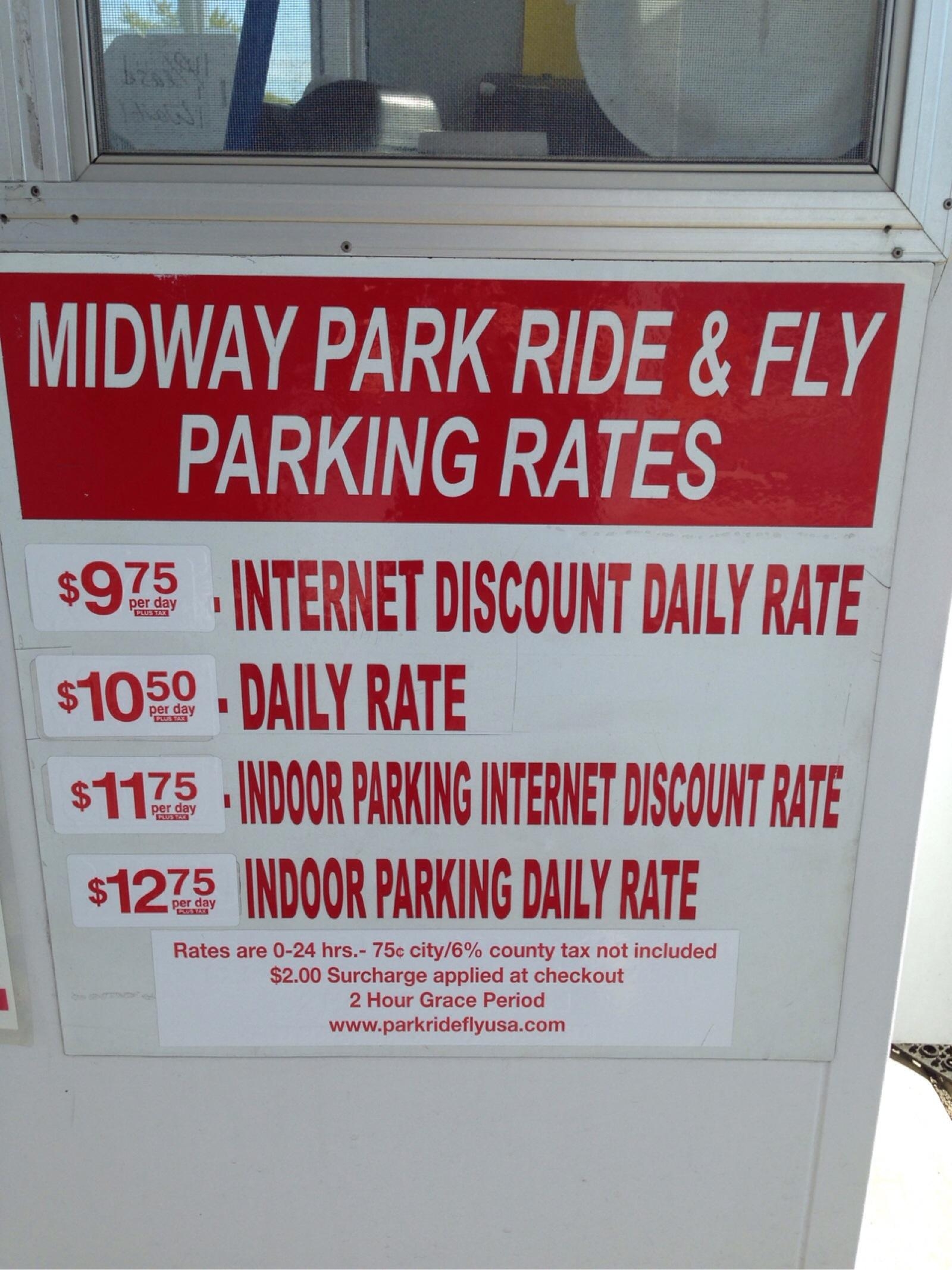 Midway Park Ride and Fly Parking in Chicago ParkMe