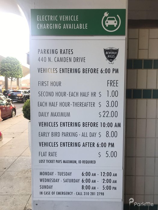 Camden Parking in Beverly Hills ParkMe