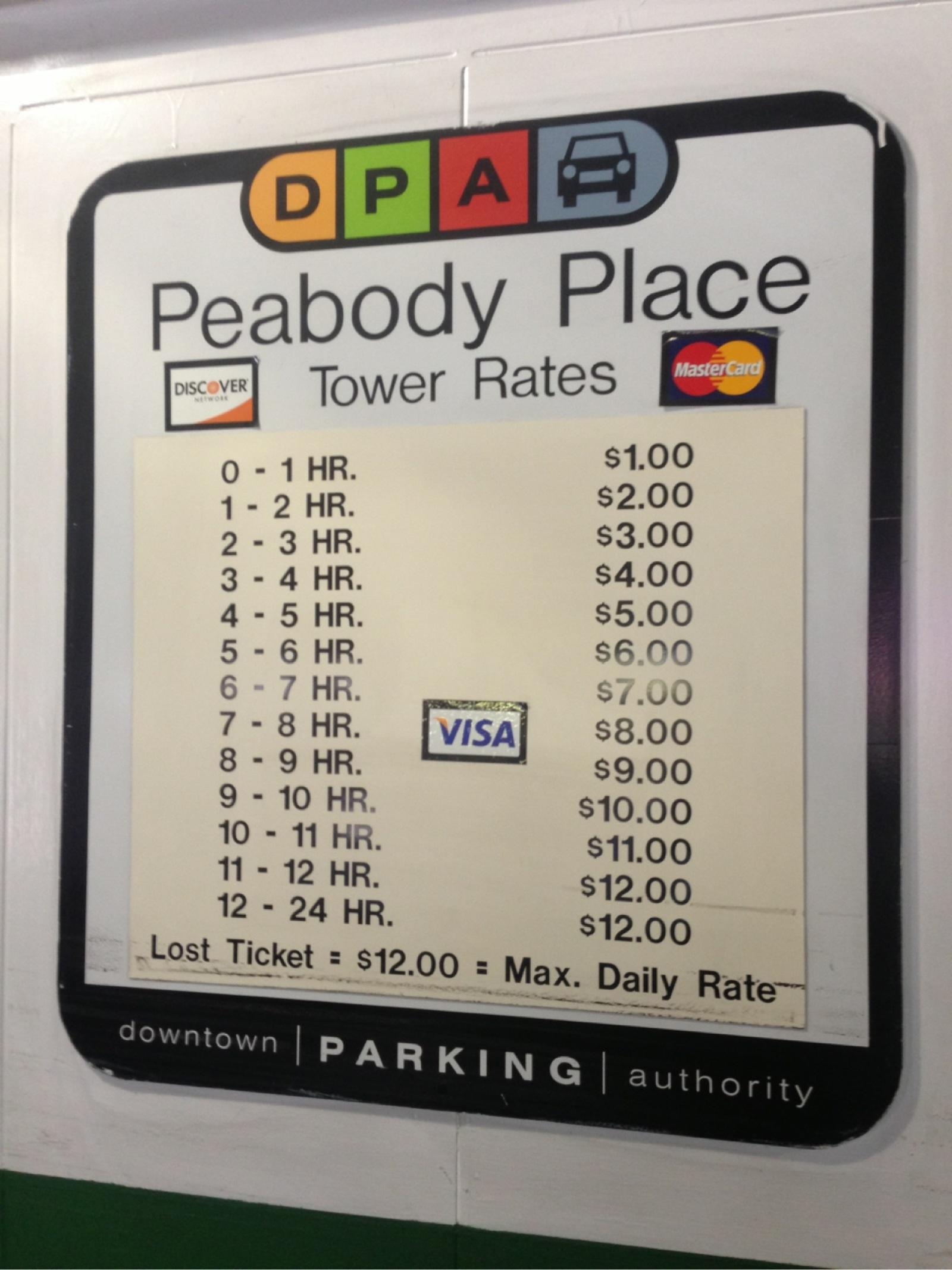 Peabody Place Parking In Memphis Parkme