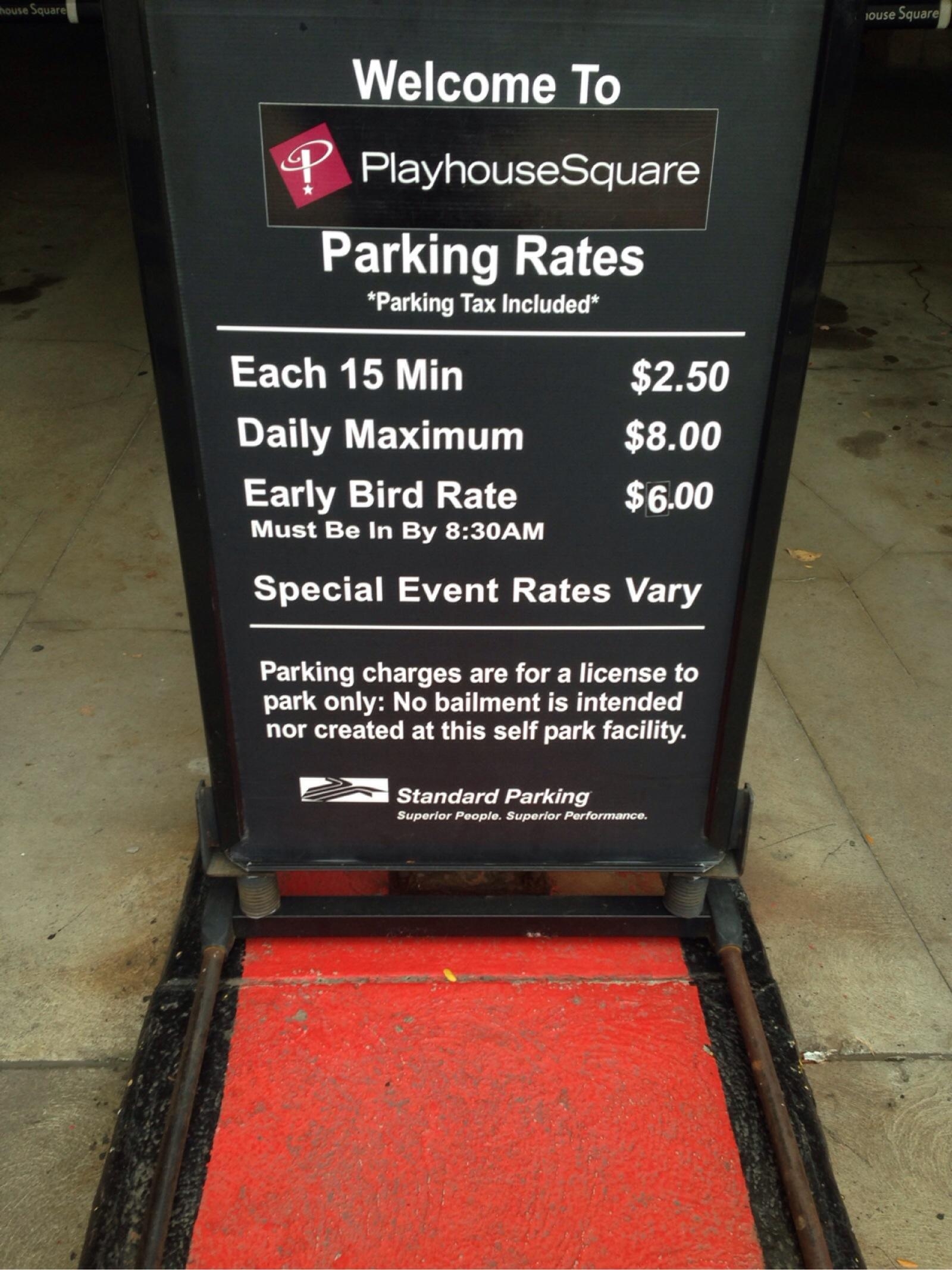 Playhouse Square Garage Parking in Cleveland ParkMe