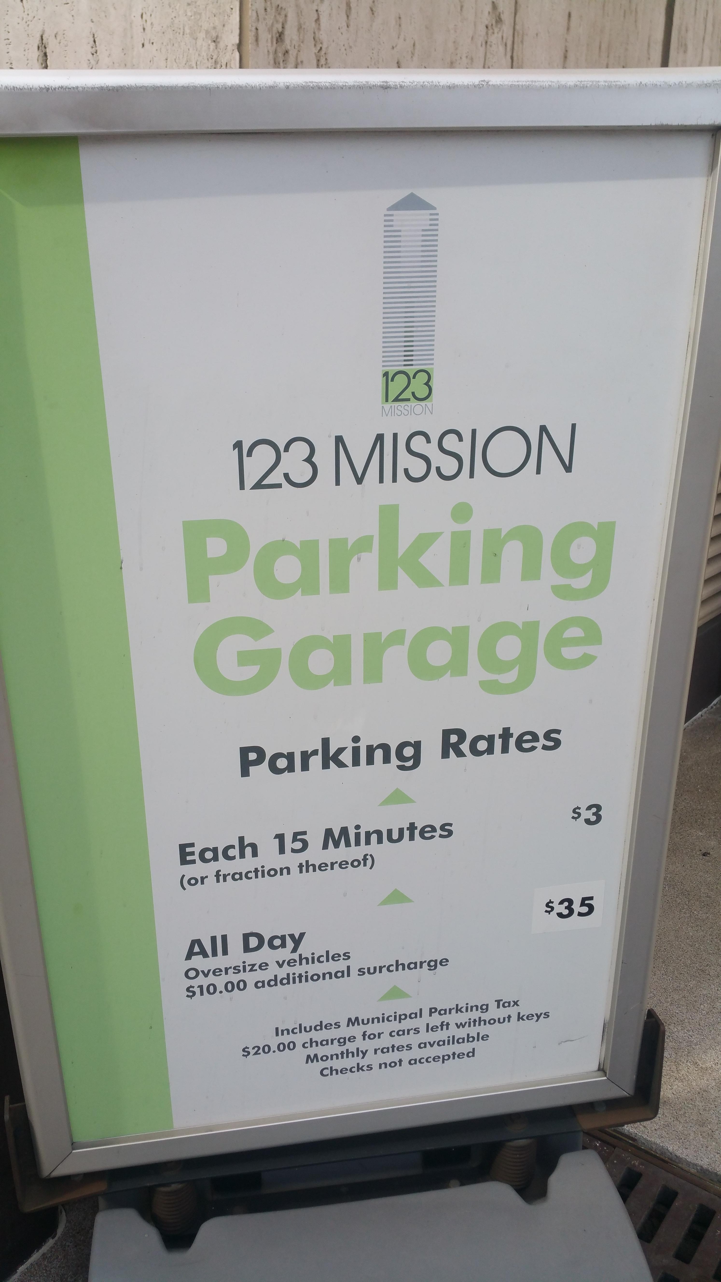 123 Mission St Garage Parking In San Francisco Parkme