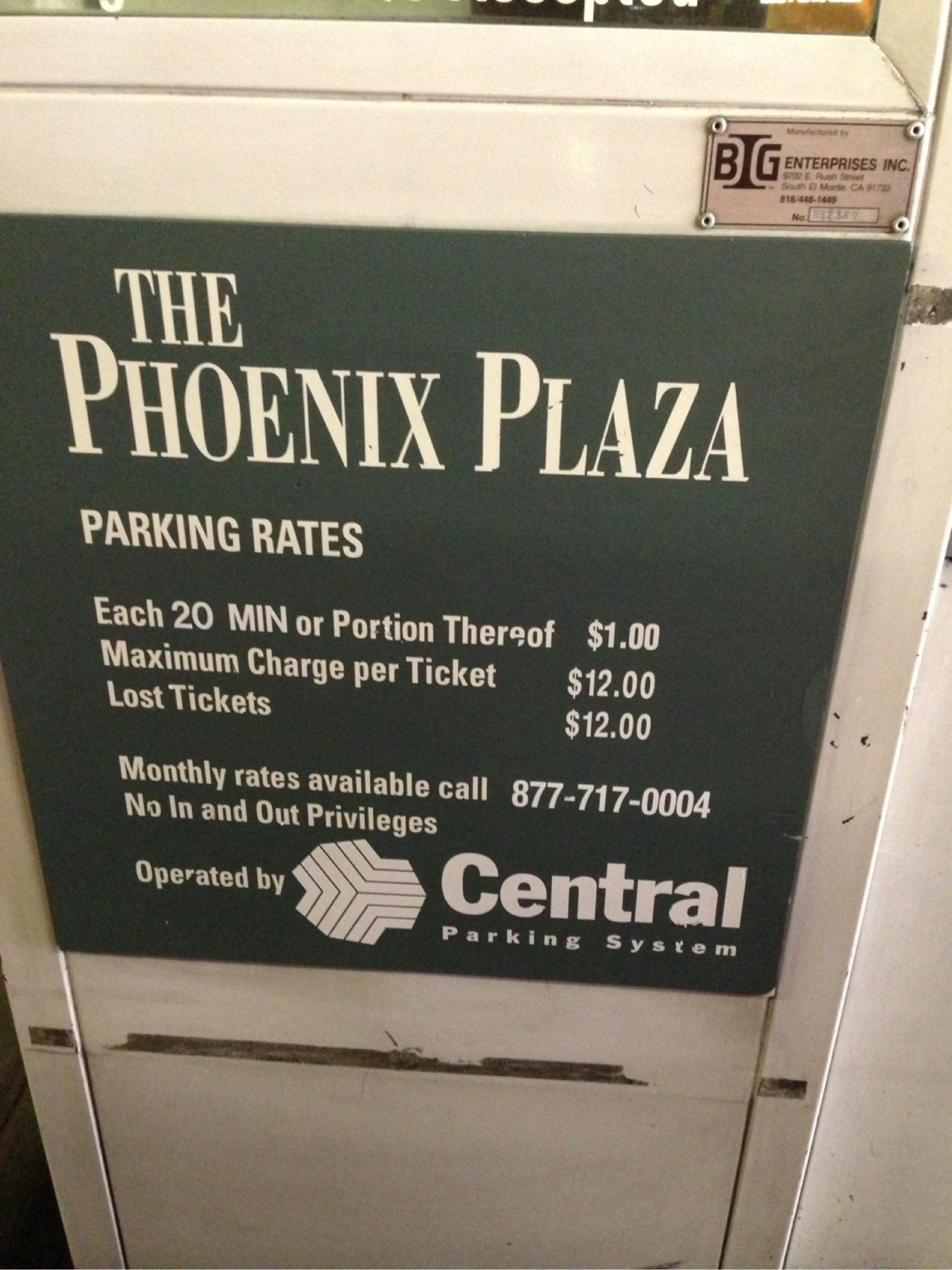 Phoenix Plaza Parking in Phoenix ParkMe