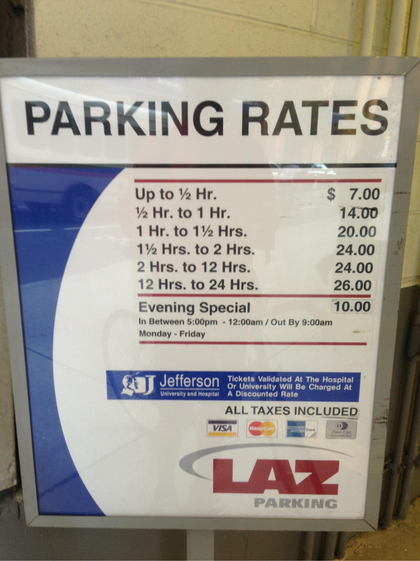 Jefferson Garage - Parking in Philadelphia | ParkMe