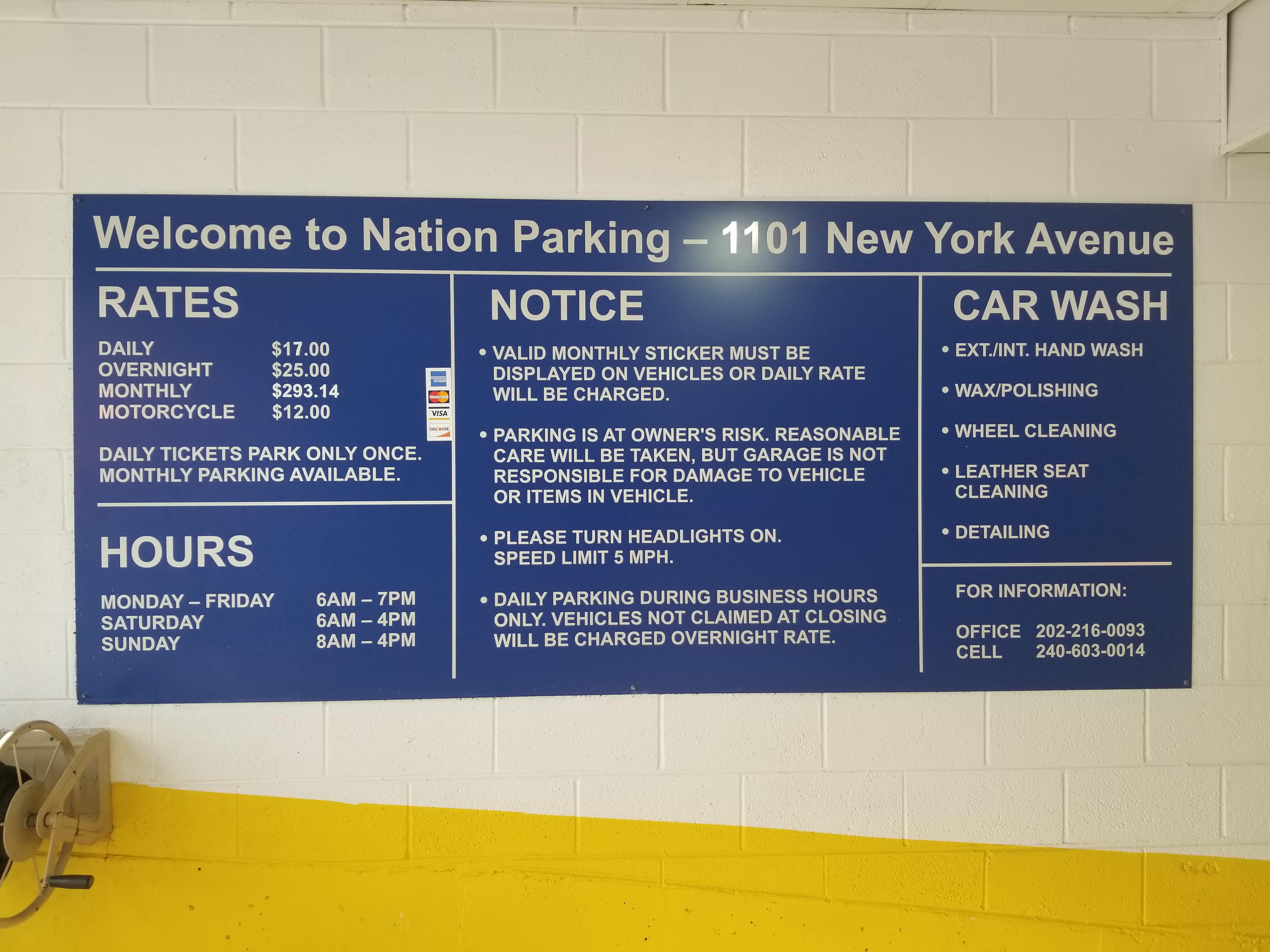 1101 New York Ave Nw Garage Parking In Washington Parkme