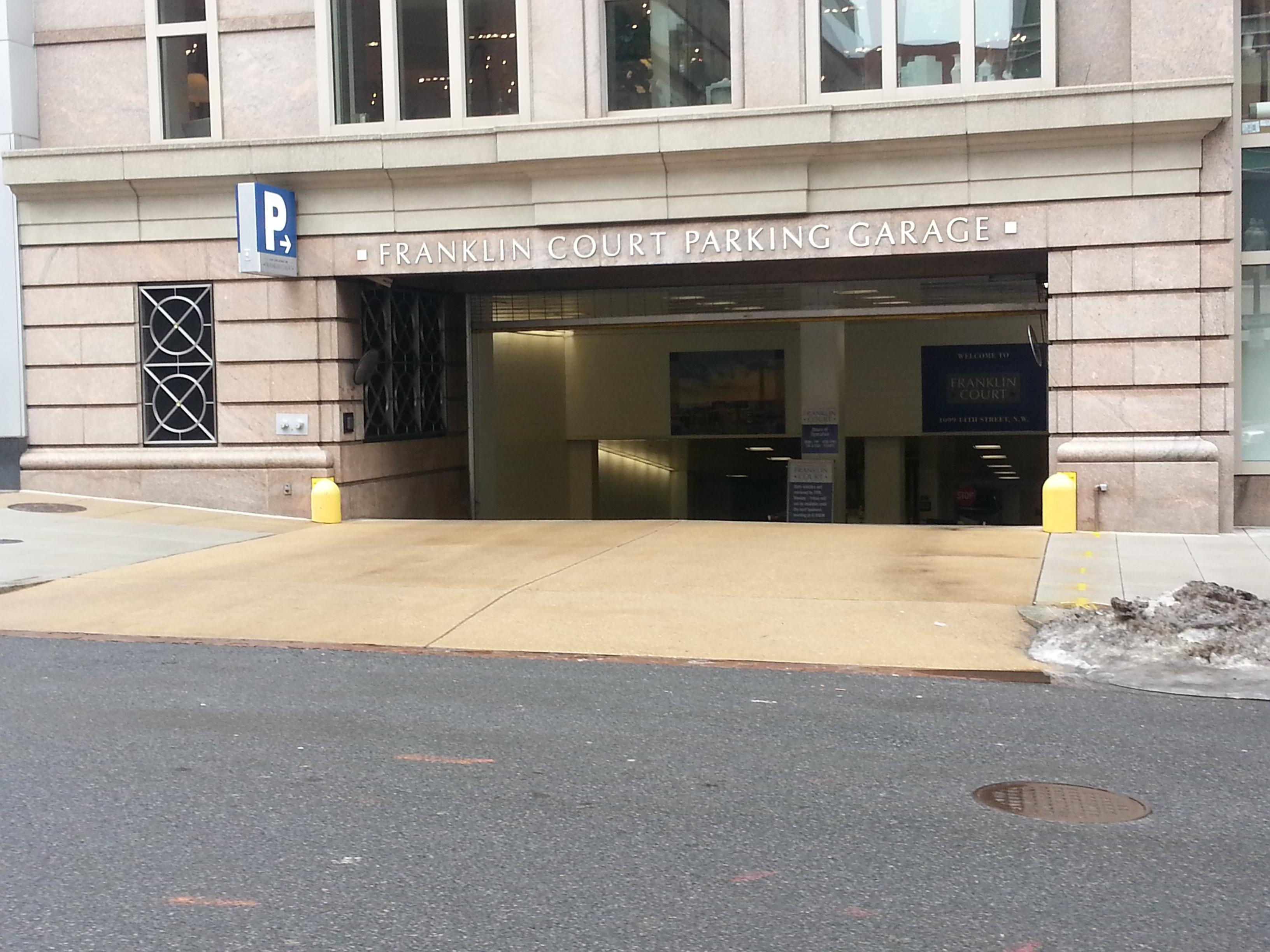 Franklin Court Parking Garage Parking In Washington Parkme [ 2448 x 3264 Pixel ]