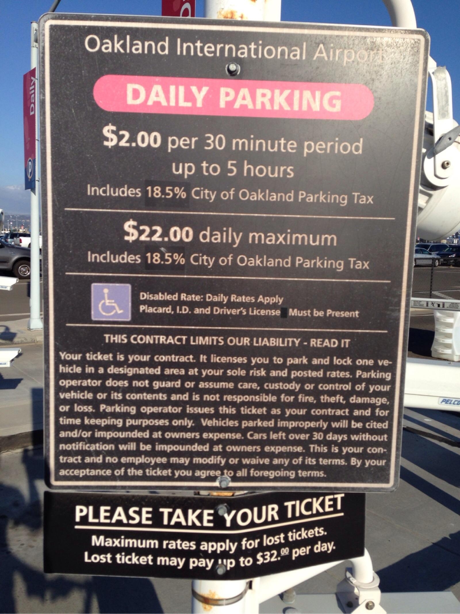 OAK Daily Parking Parking in Oakland ParkMe