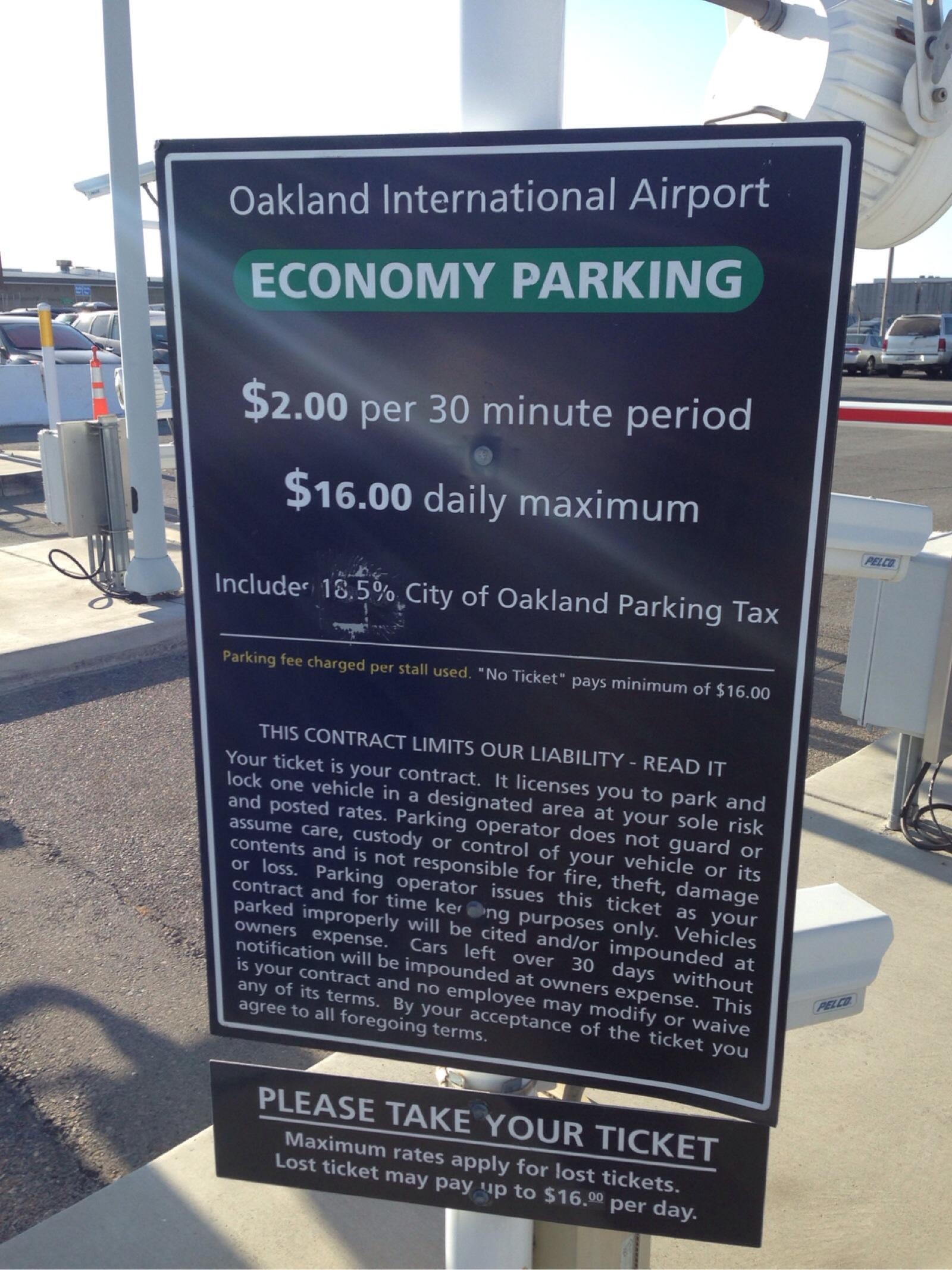 OAK Economy Parking Parking in Oakland ParkMe