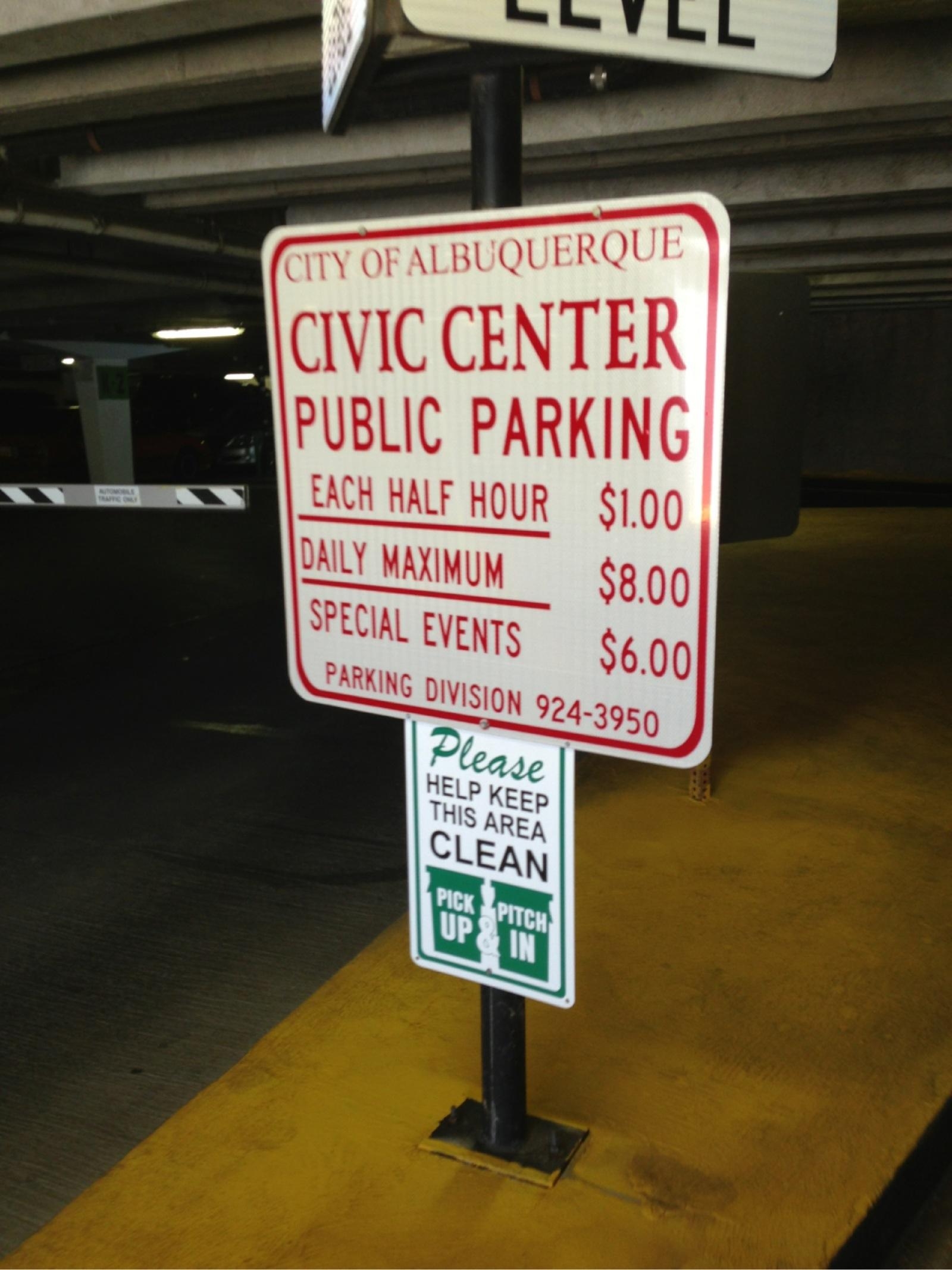 Civic Center Parking Parking in Albuquerque ParkMe